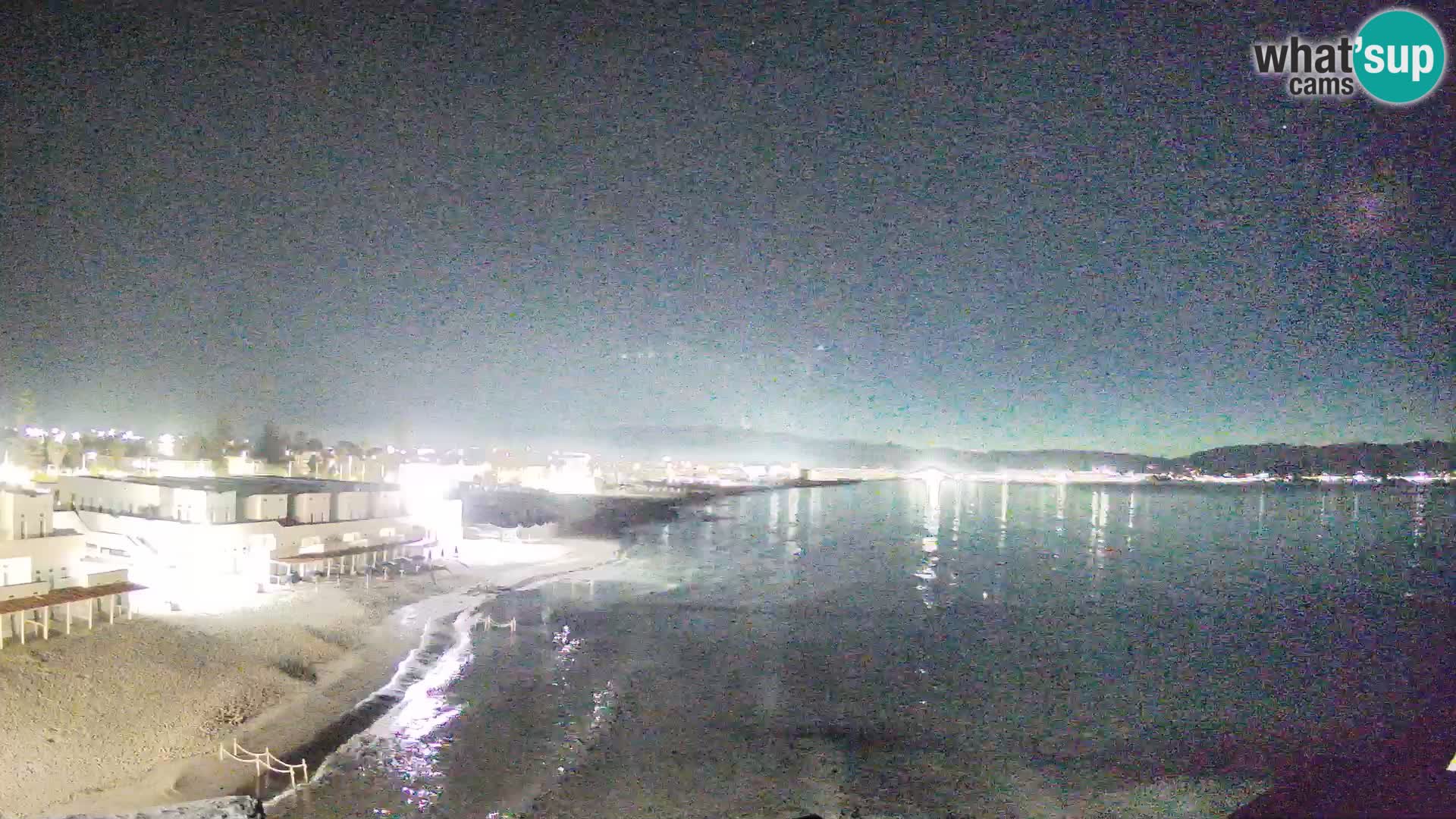 Webcam en direct Golfe de Cagliari – Plage du Poetto – Sardaigne