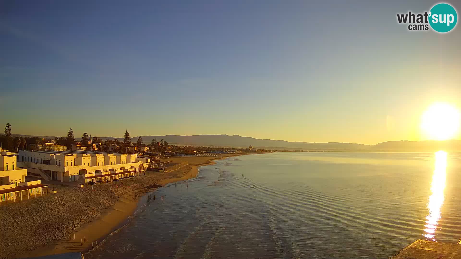 Live Webcam Golfo di Cagliari – Spiaggia del Poetto – Sardegna