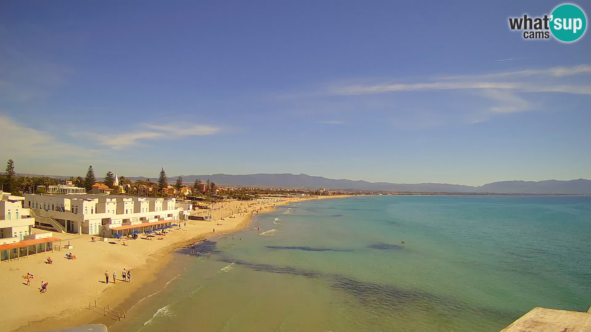 Live Webcam Golfo di Cagliari – Spiaggia del Poetto – Sardegna