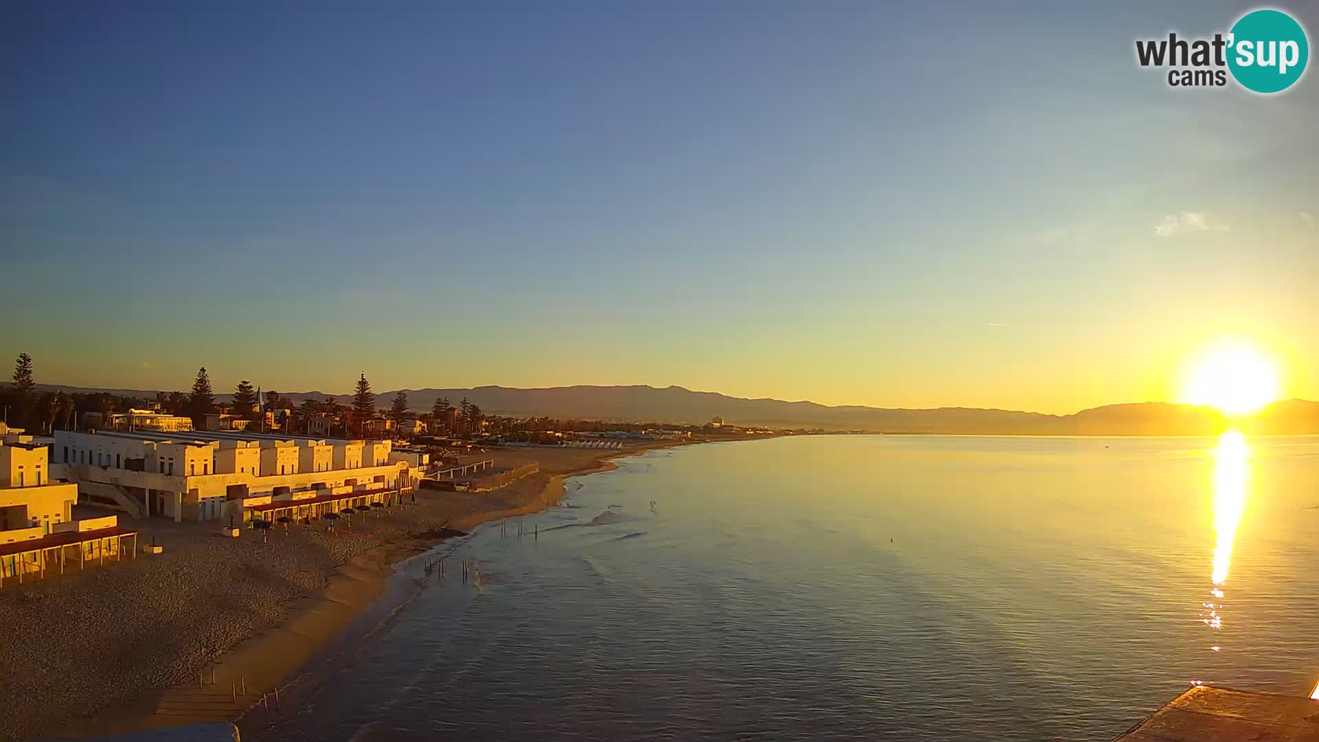 Live Webcam Golf von Cagliari – Strand Poetto – Sardinien
