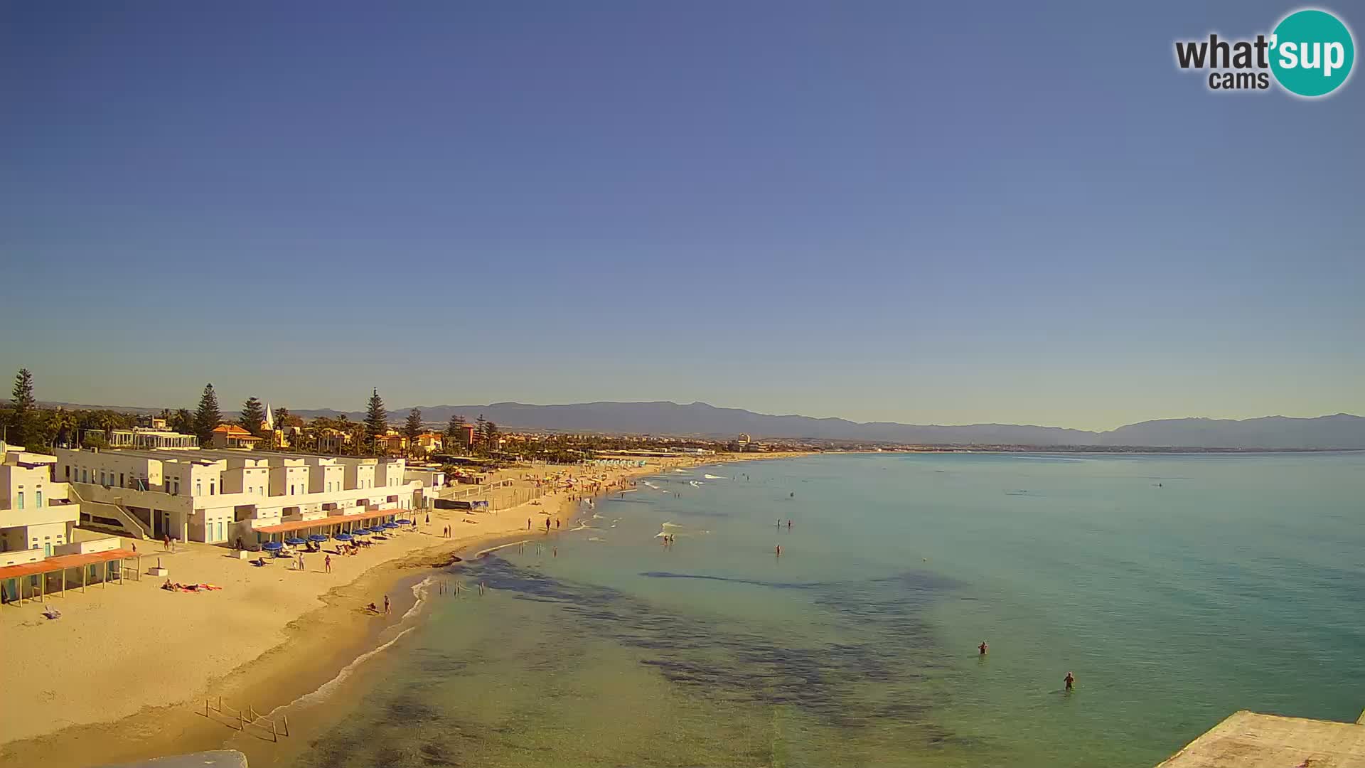 Live Webcam Gulf of Cagliari – Poetto beach – Sardinia