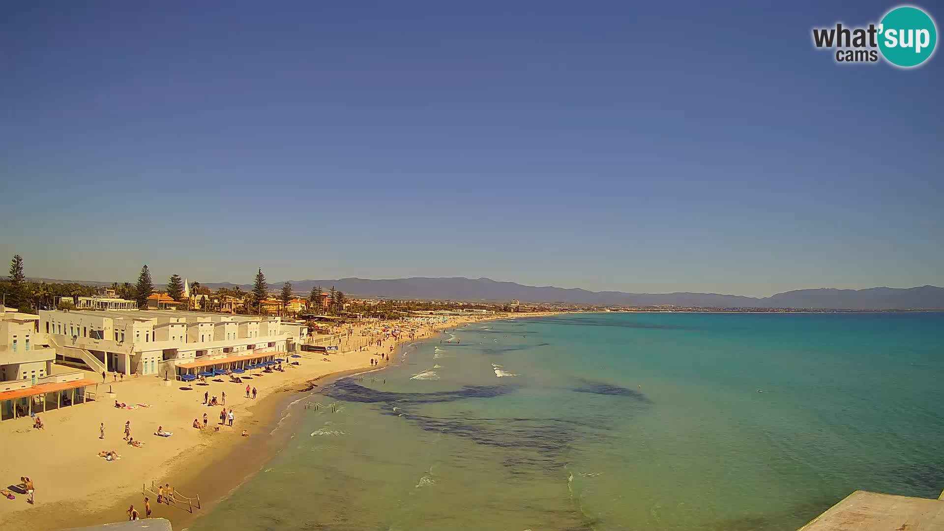 Live Webcam Gulf of Cagliari – Poetto beach – Sardinia