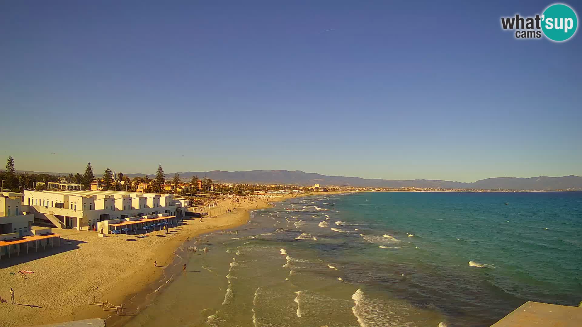 Live Webcam Gulf of Cagliari – Poetto beach – Sardinia