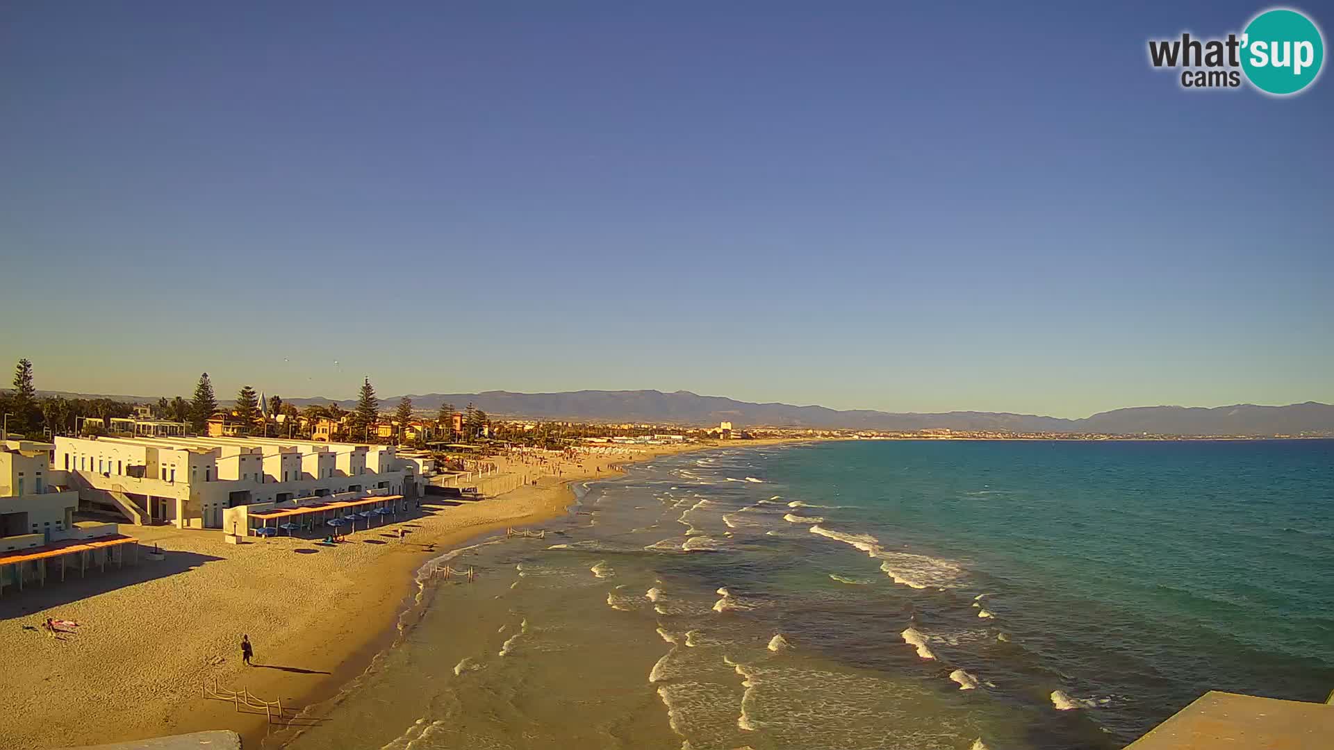 Live Webcam Golfo di Cagliari – Spiaggia del Poetto – Sardegna