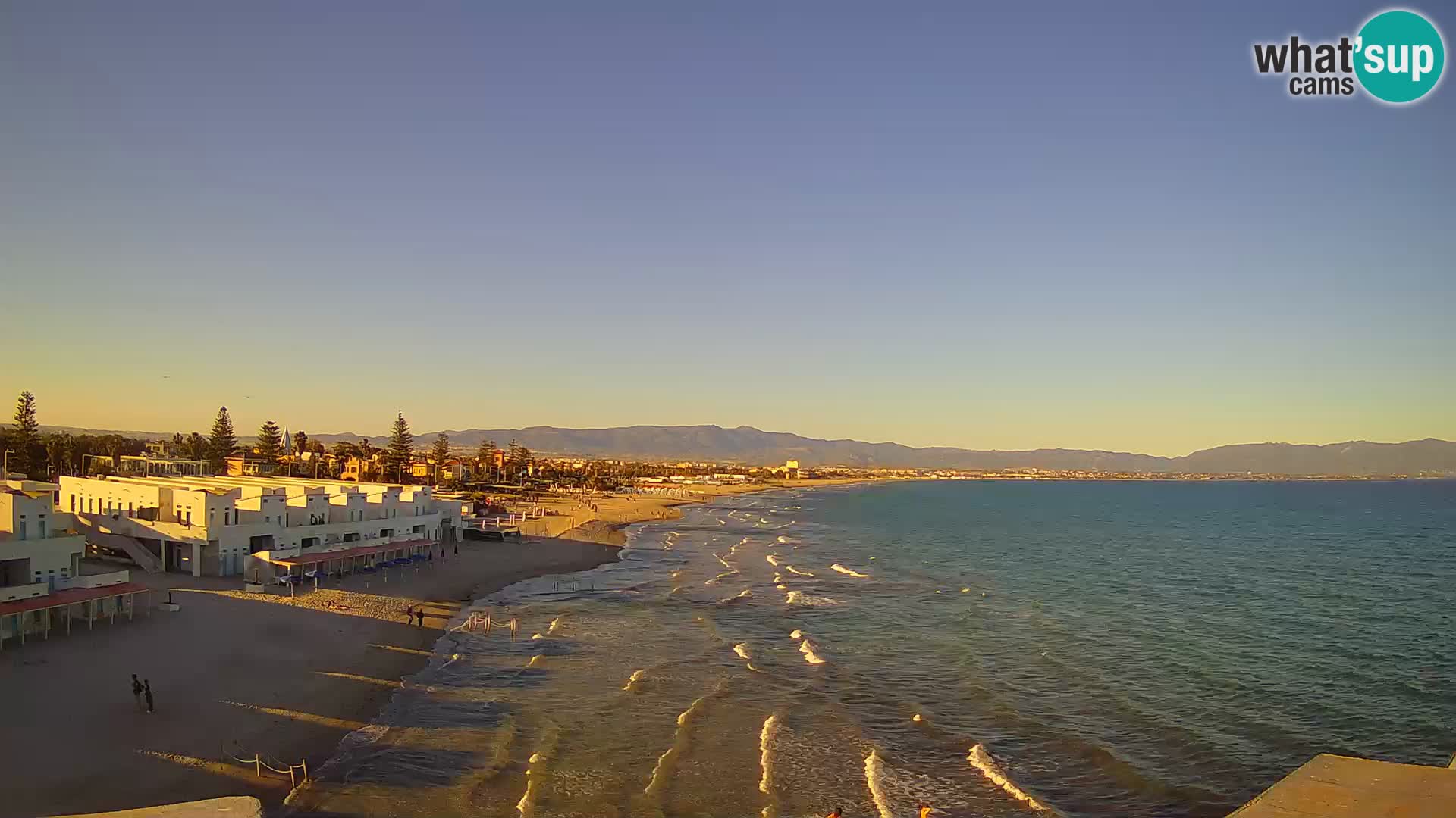 Live Webcam Golf von Cagliari – Strand Poetto – Sardinien