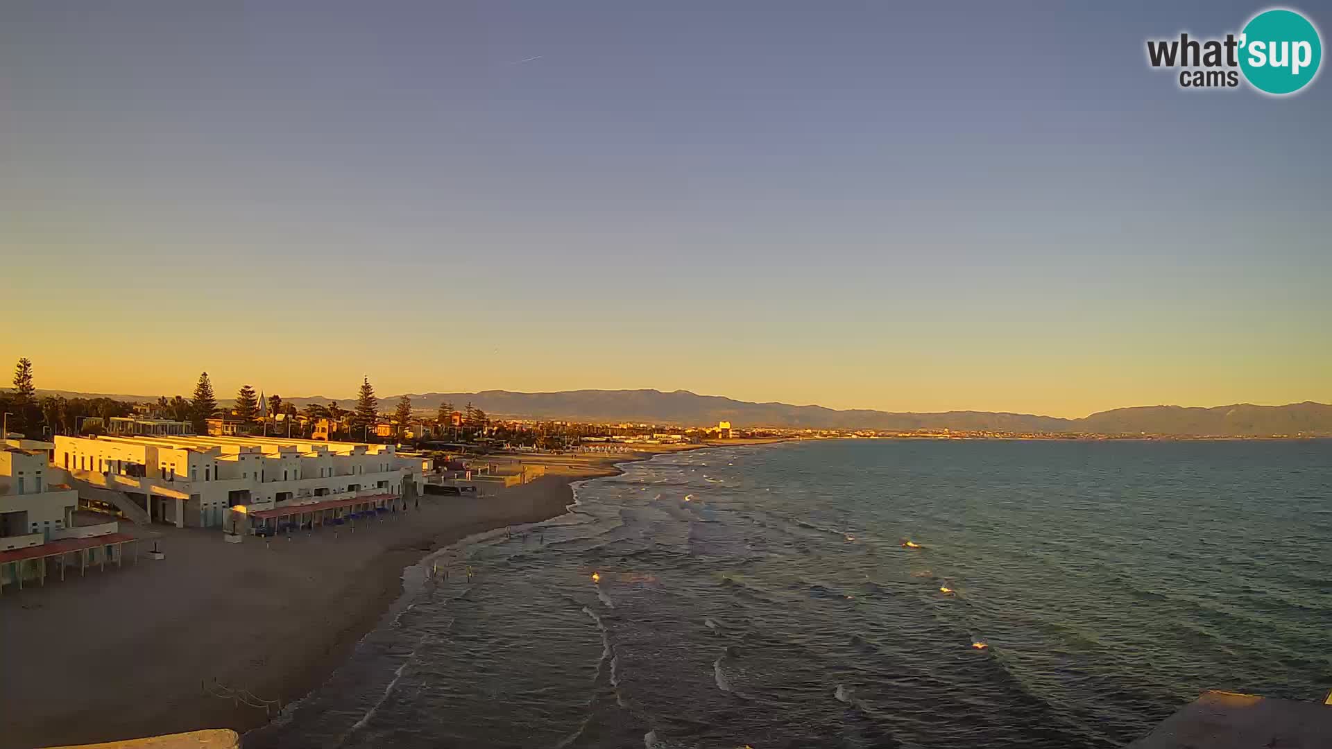 Live Webcam Golf von Cagliari – Strand Poetto – Sardinien