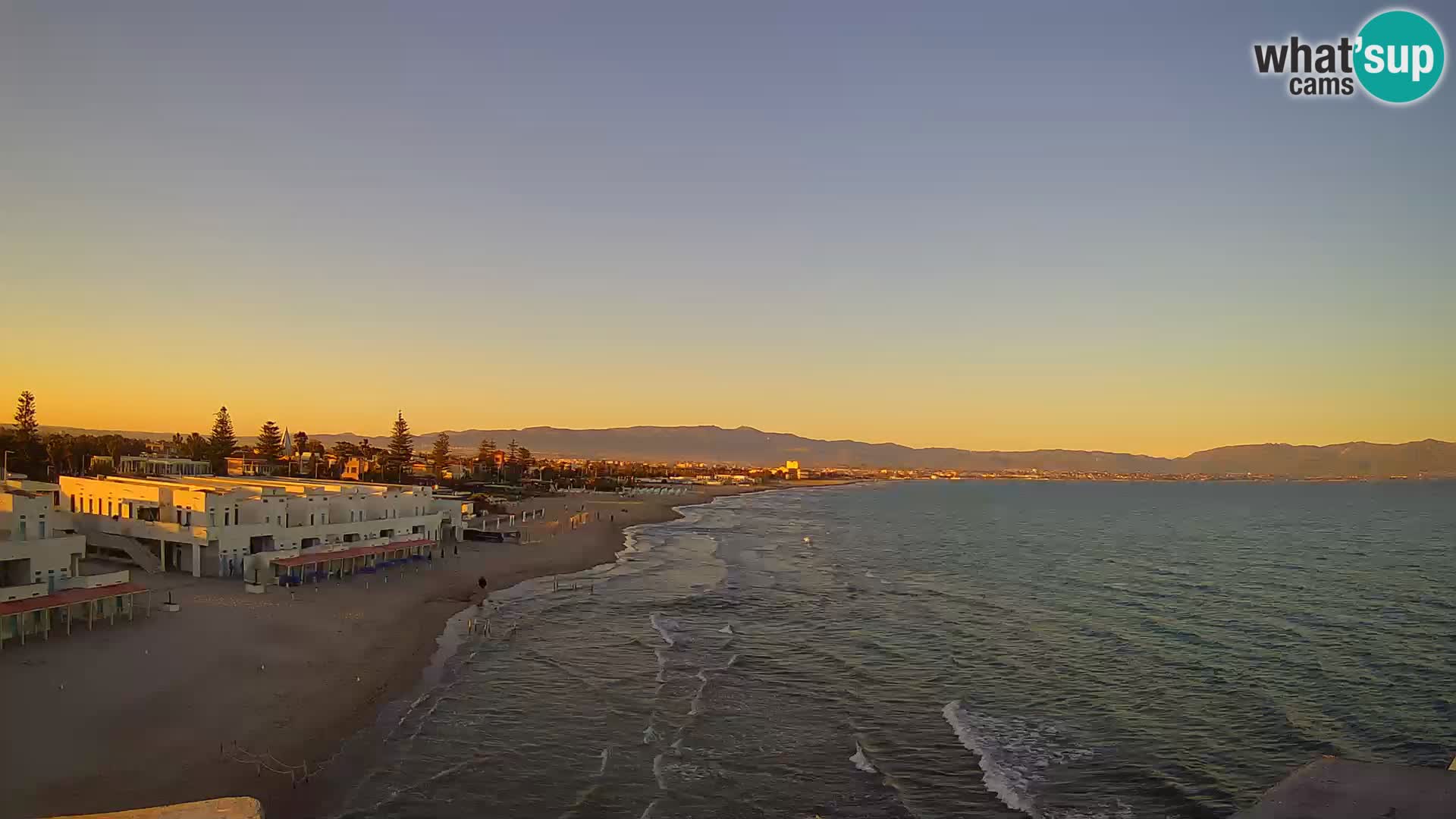 Live Webcam Golf von Cagliari – Strand Poetto – Sardinien