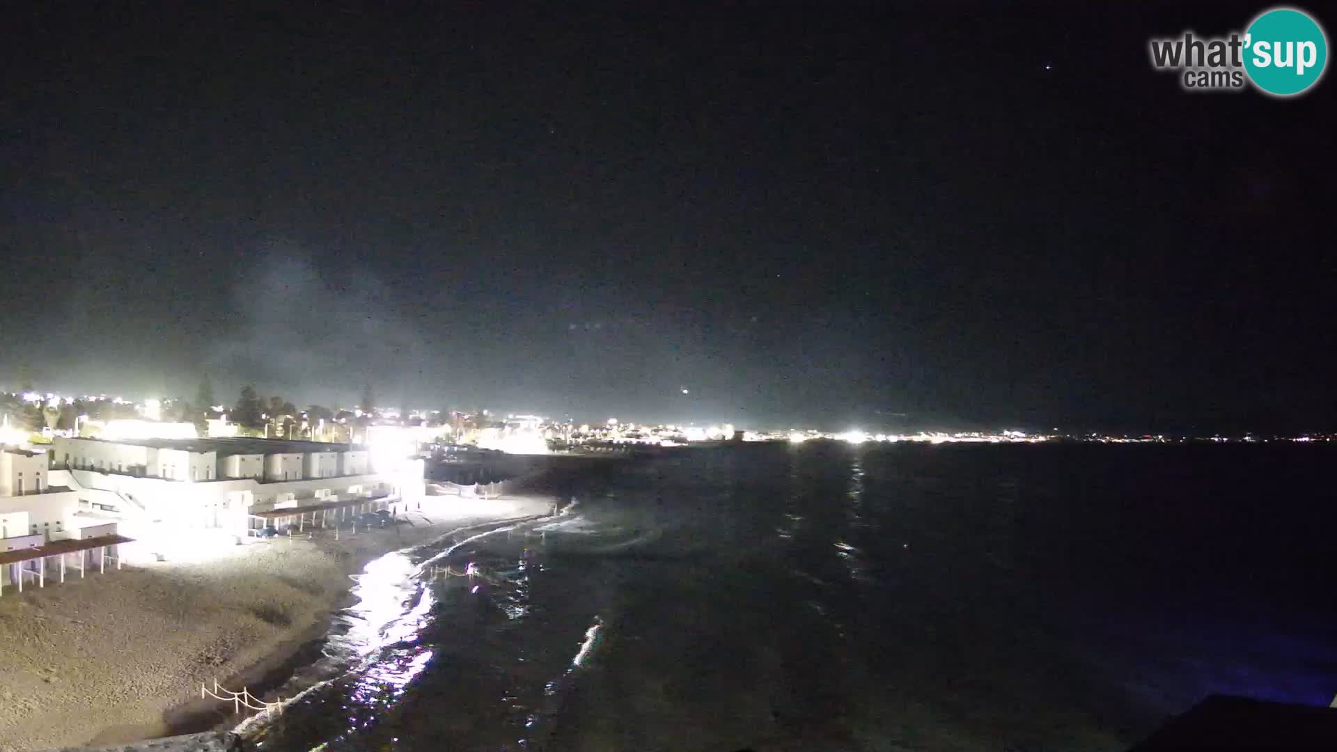 Web kamera uživo Cagliarski zaljev – plaža Poetto – Sardinija