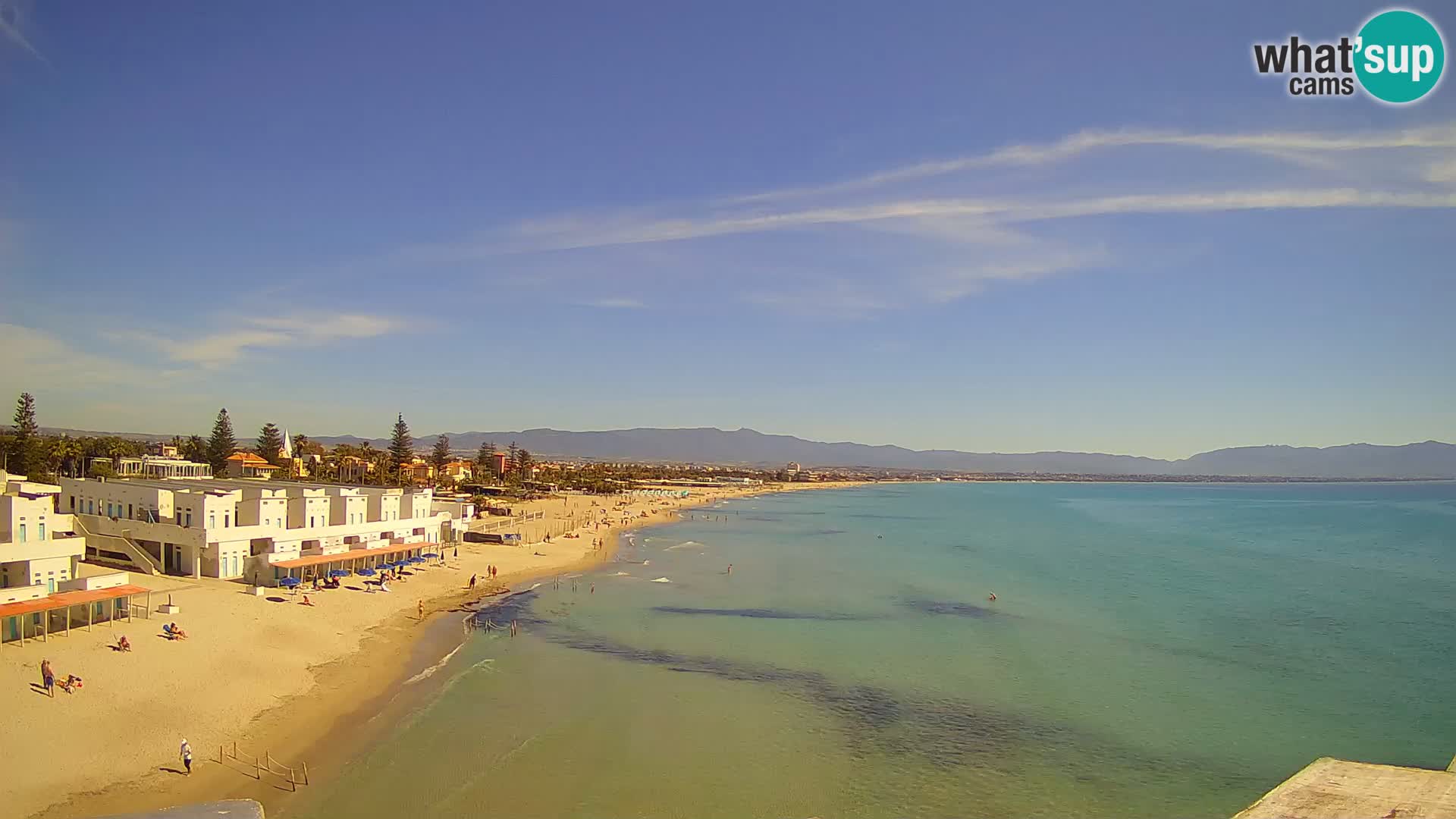 Live Webcam Gulf of Cagliari – Poetto beach – Sardinia