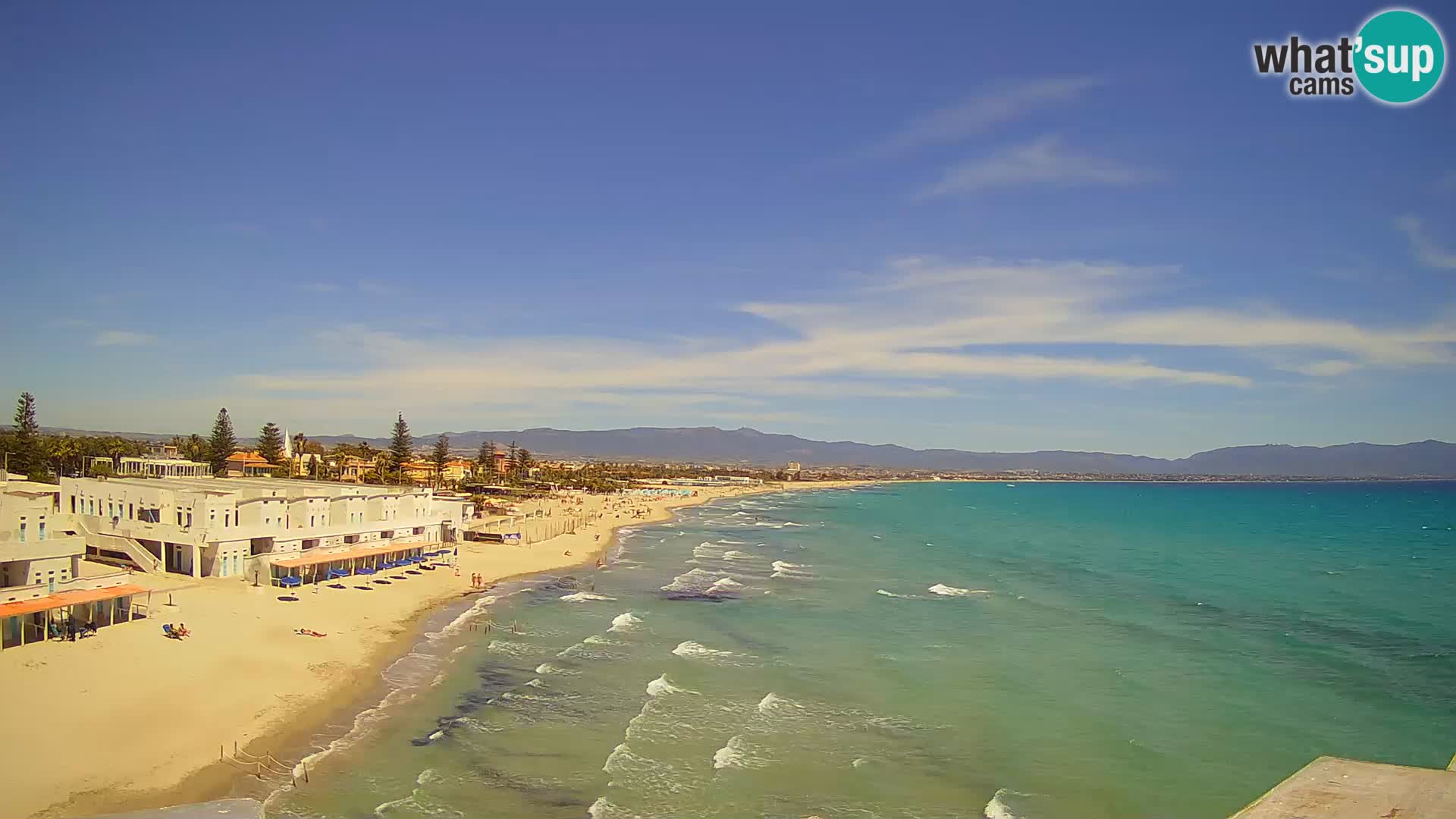 Live Webcam Gulf of Cagliari – Poetto beach – Sardinia