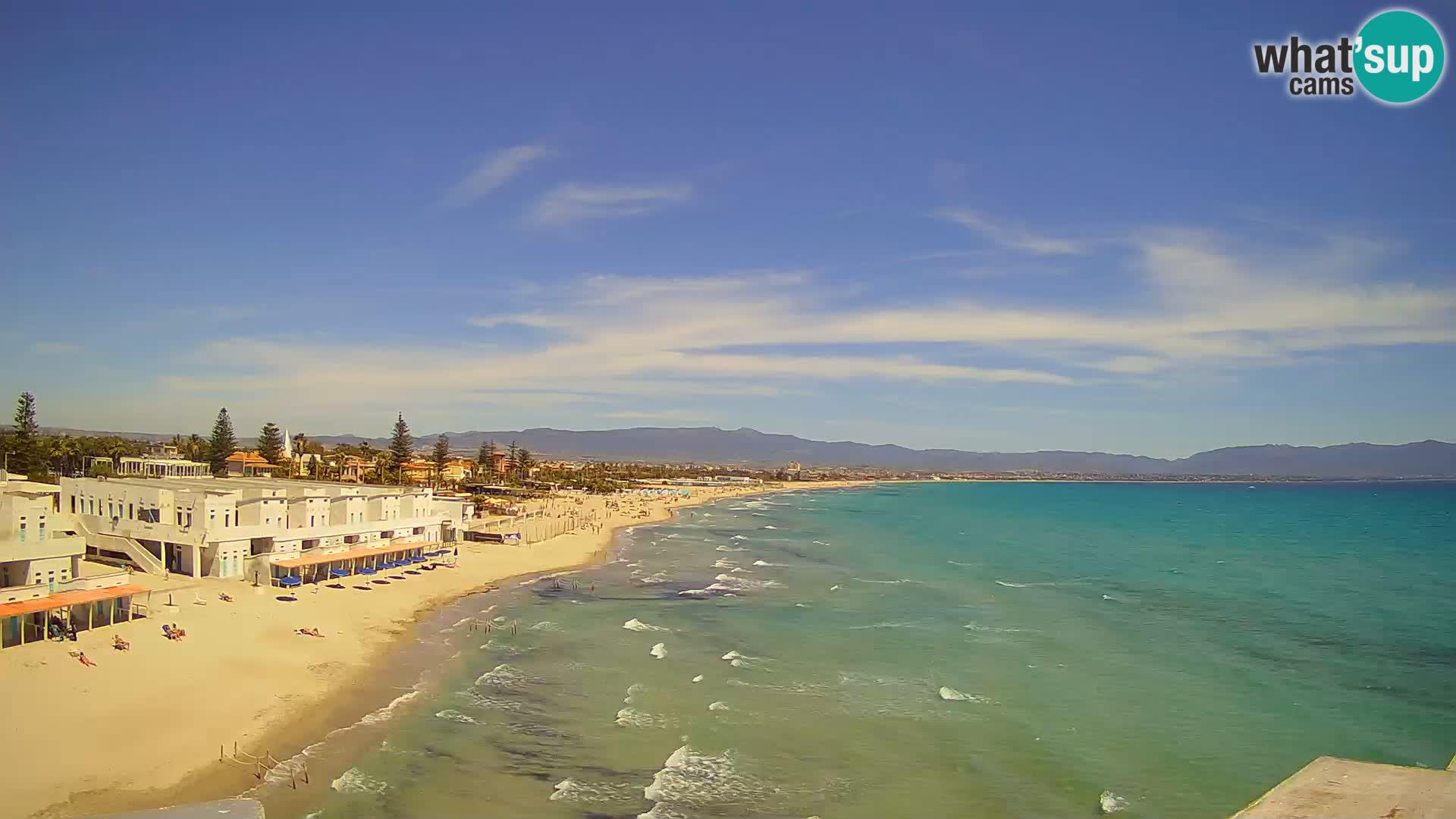 Live Webcam Gulf of Cagliari – Poetto beach – Sardinia
