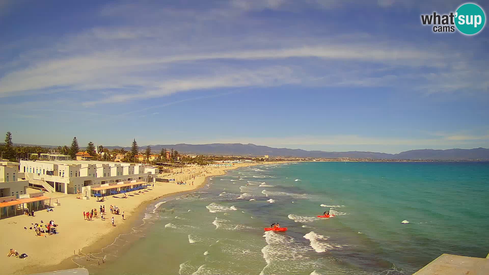 Live Webcam Gulf of Cagliari – Poetto beach – Sardinia