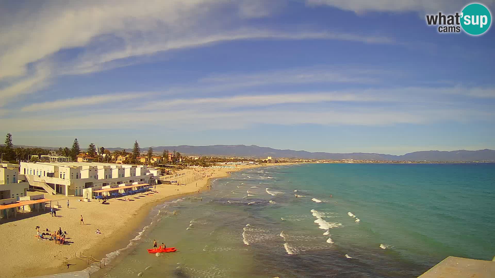 Live Webcam Gulf of Cagliari – Poetto beach – Sardinia