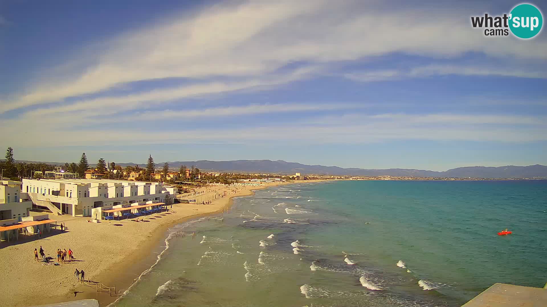 Live Webcam Golf von Cagliari – Strand Poetto – Sardinien