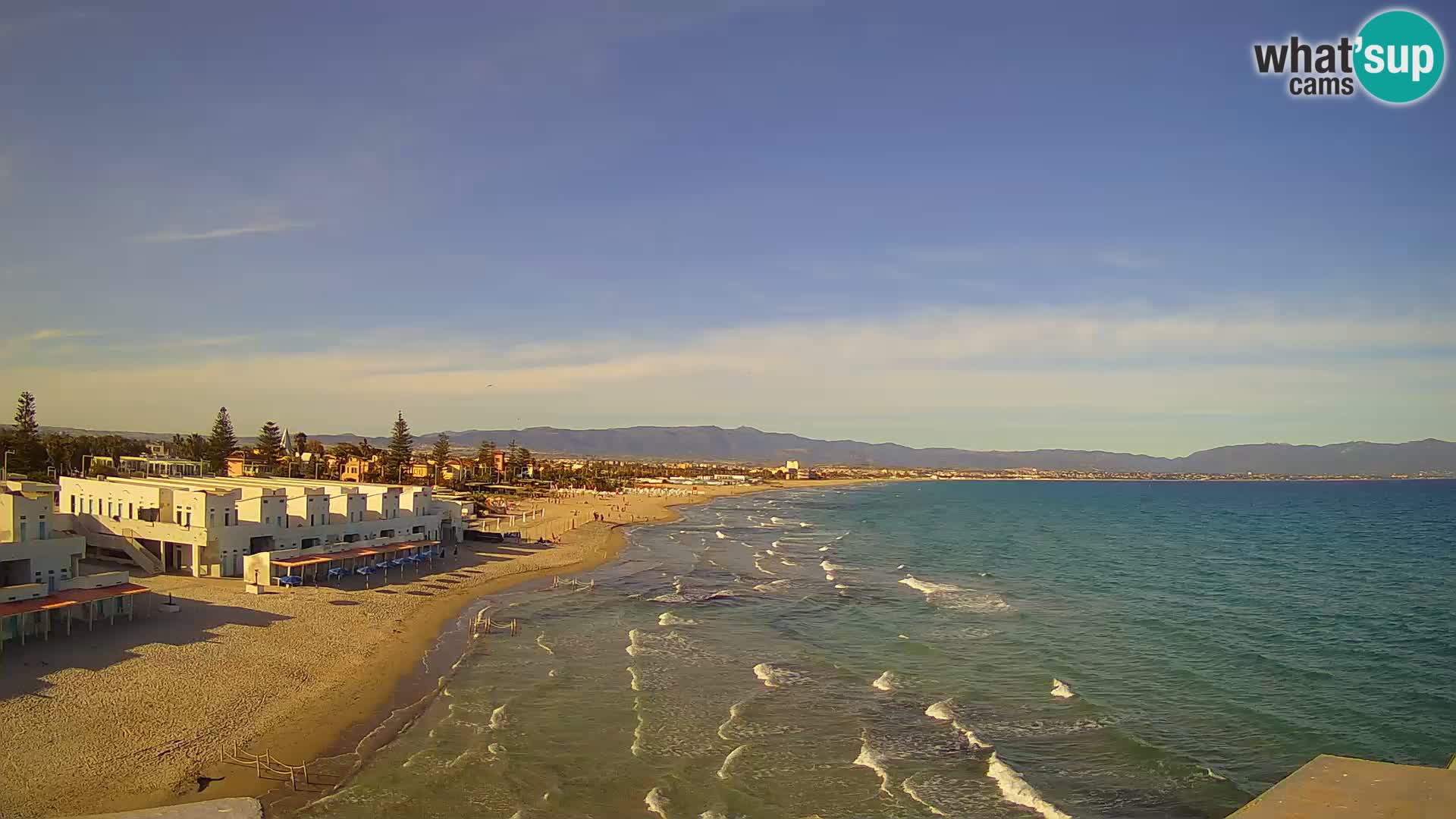 Live Webcam Gulf of Cagliari – Poetto beach – Sardinia