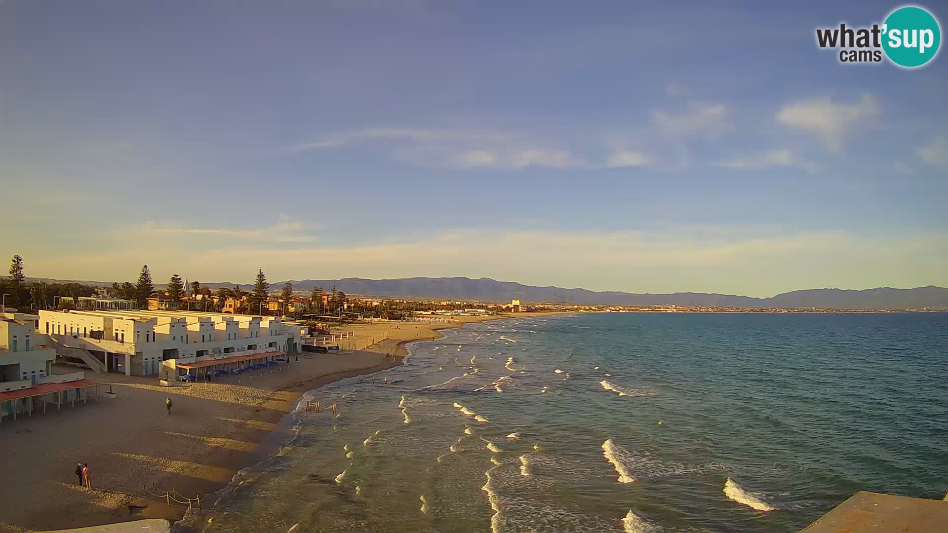 Live Webcam Golf von Cagliari – Strand Poetto – Sardinien