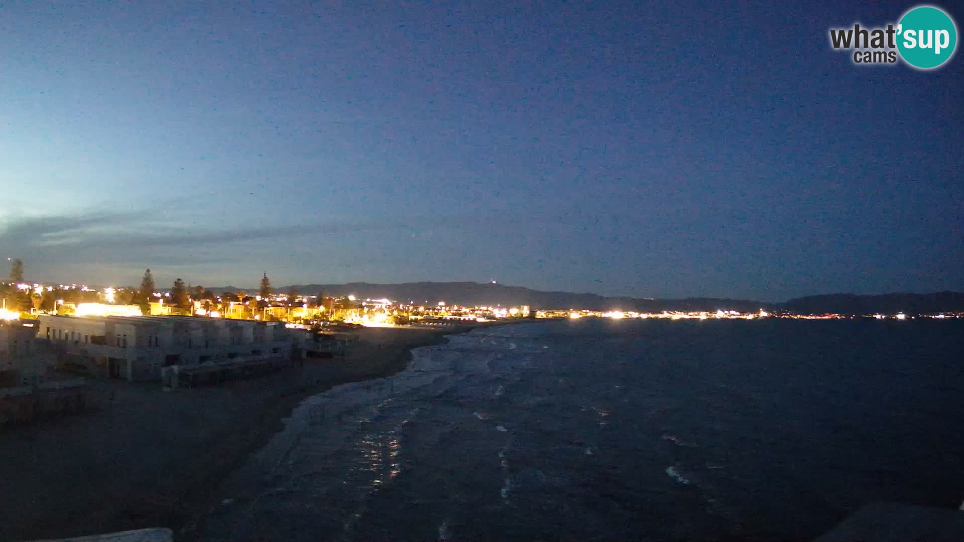 Live Webcam Golfo di Cagliari – Spiaggia del Poetto – Sardegna