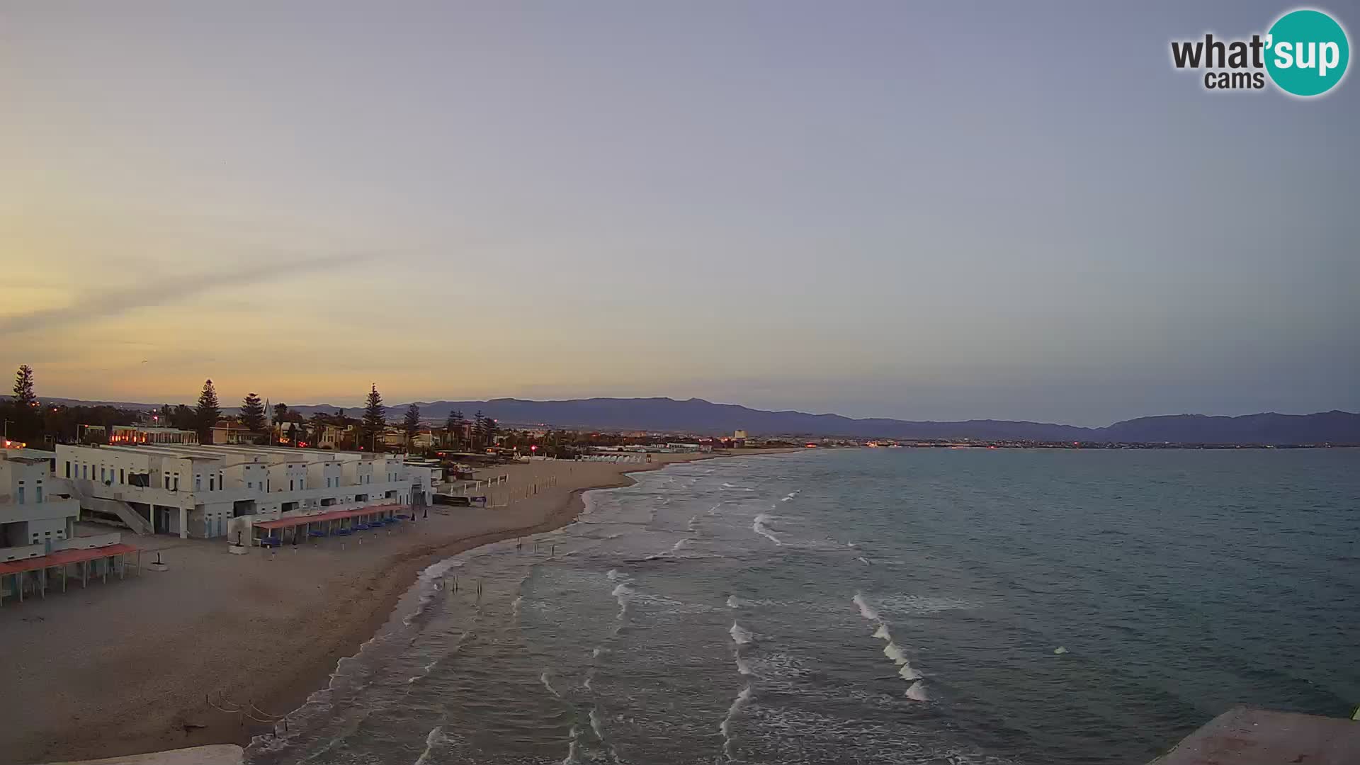 Live Webcam Golf von Cagliari – Strand Poetto – Sardinien
