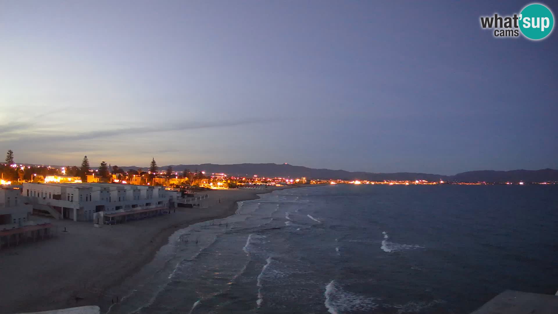 Live Webcam Golfo di Cagliari – Spiaggia del Poetto – Sardegna