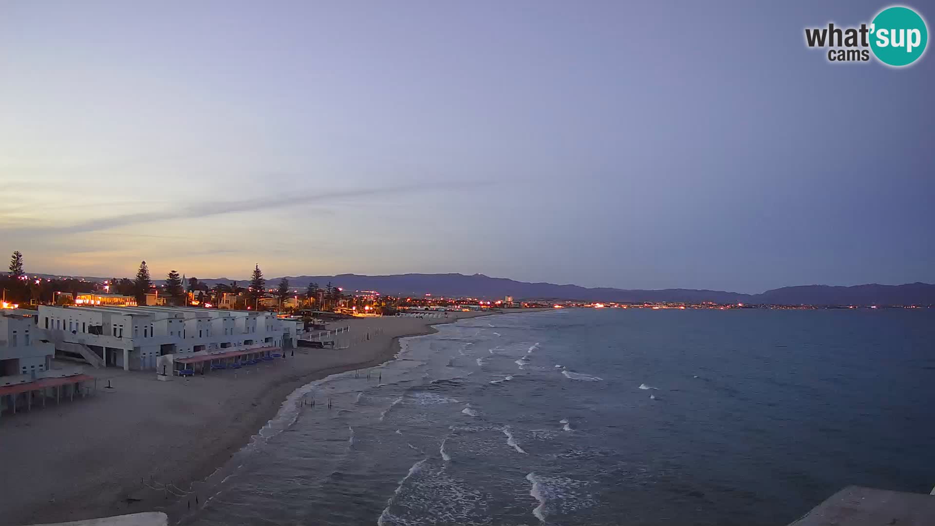 Live Webcam Golf von Cagliari – Strand Poetto – Sardinien
