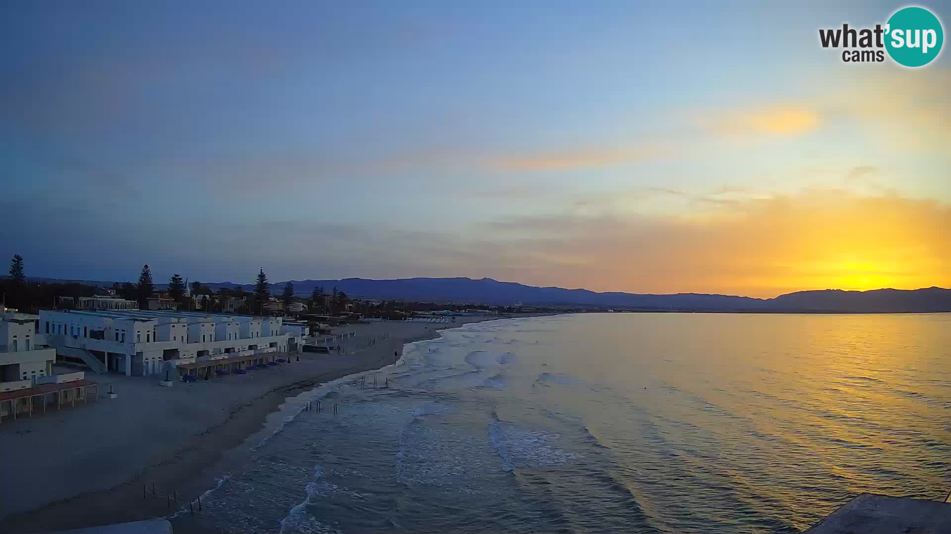 Live Webcam Golfo di Cagliari – Spiaggia del Poetto – Sardegna