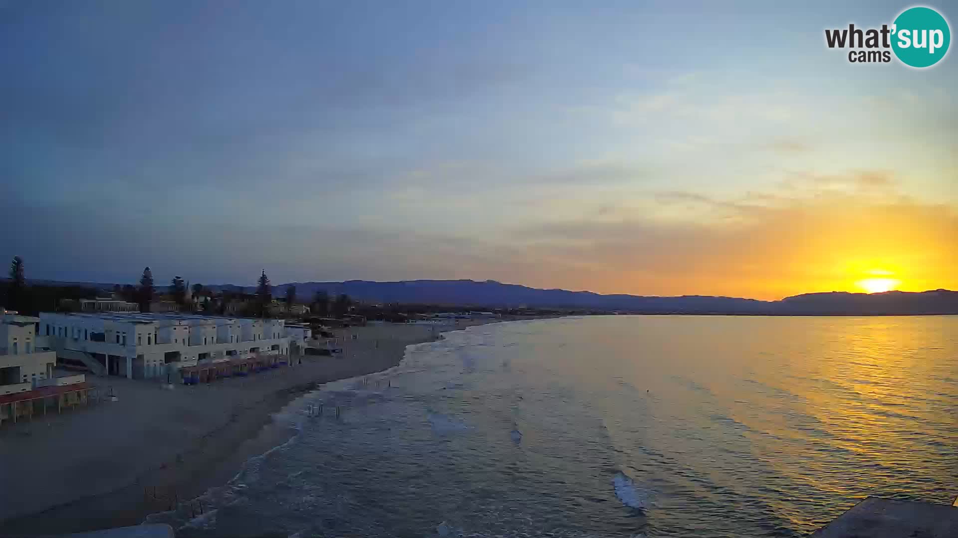 Live Webcam Golf von Cagliari – Strand Poetto – Sardinien