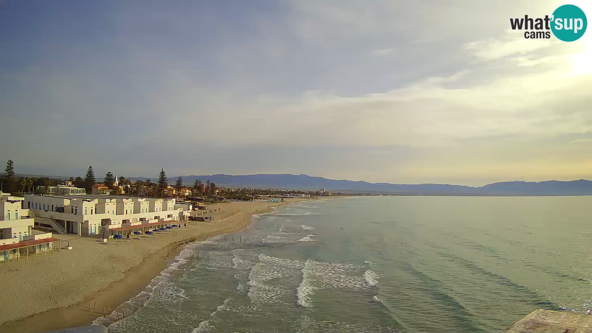 Live Webcam Golfo di Cagliari – Spiaggia del Poetto – Sardegna