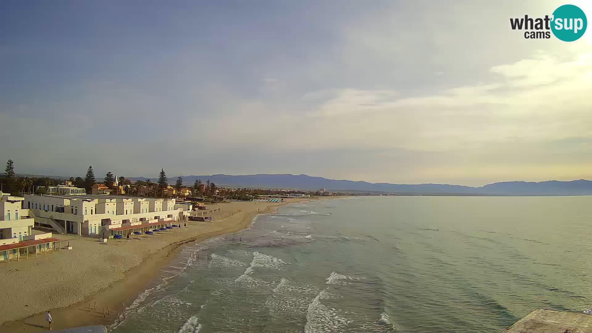 Live Webcam Golf von Cagliari – Strand Poetto – Sardinien