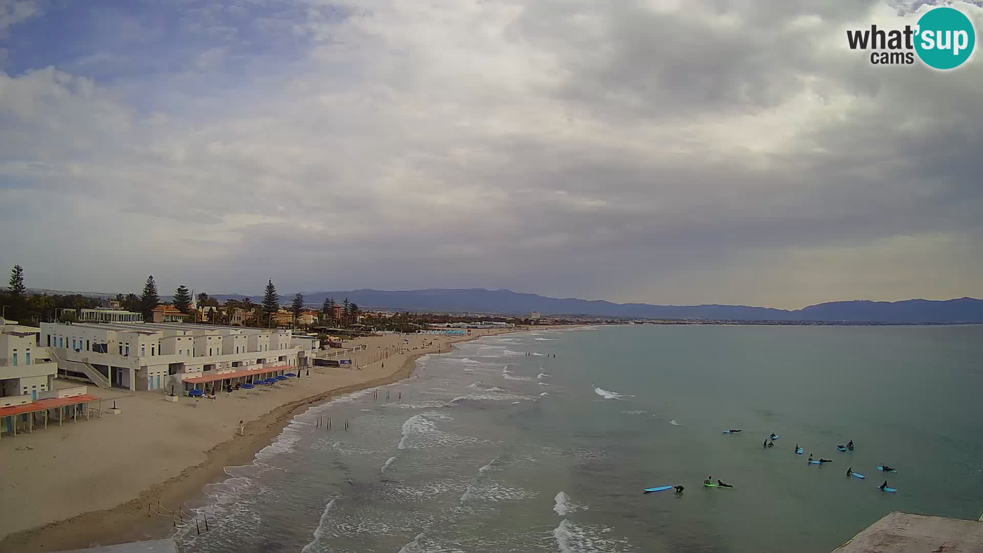 Live Webcam Golf von Cagliari – Strand Poetto – Sardinien
