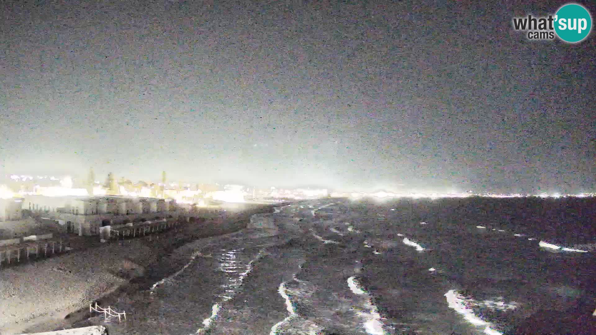 Camera en vivo Golfo de Cagliari – Playa del Poetto – Cerdeña