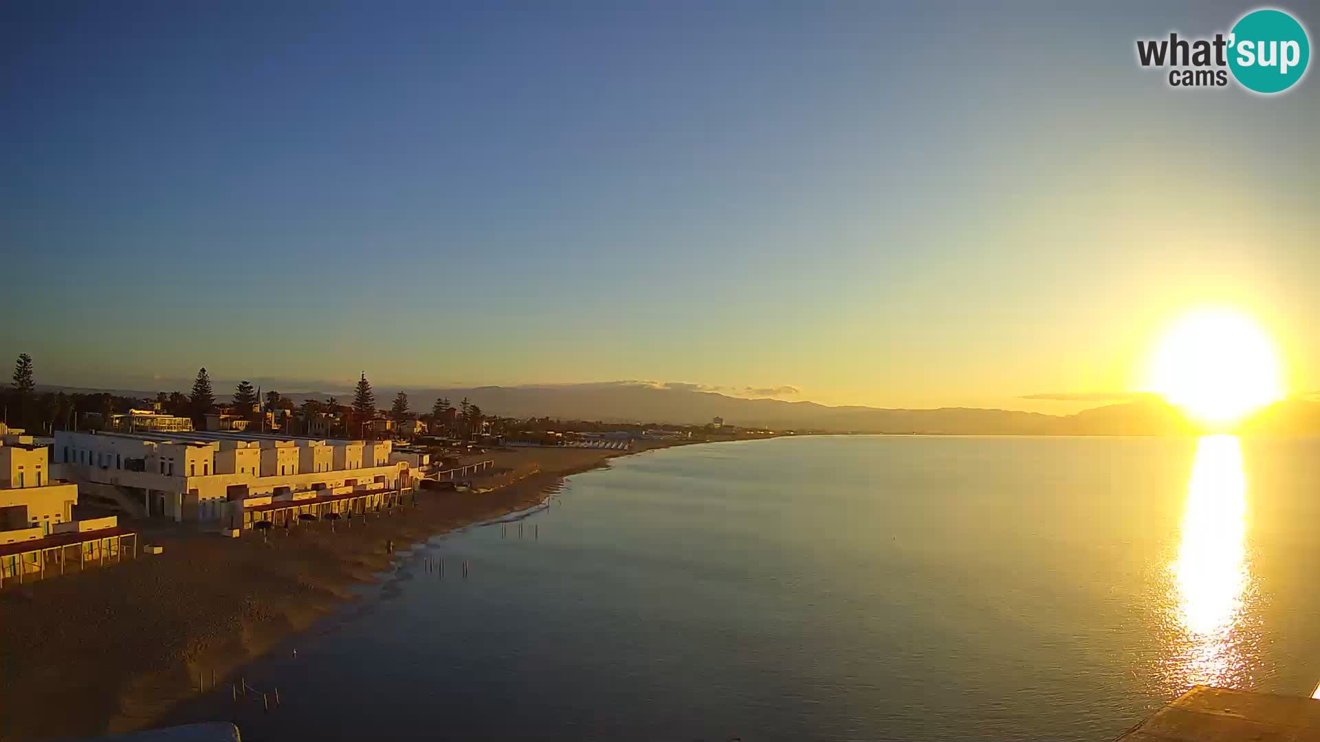 Live Webcam Golfo di Cagliari – Spiaggia del Poetto – Sardegna