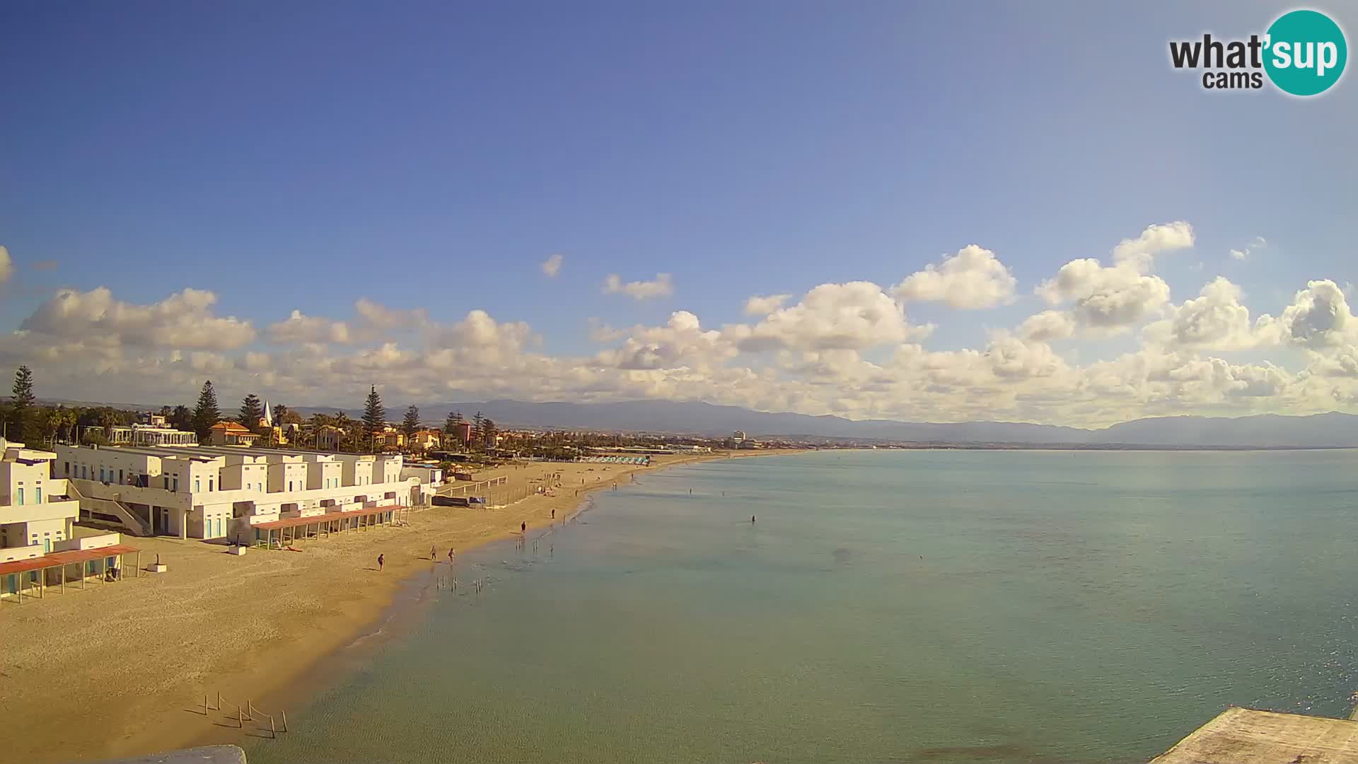 Live Webcam Gulf of Cagliari – Poetto beach – Sardinia