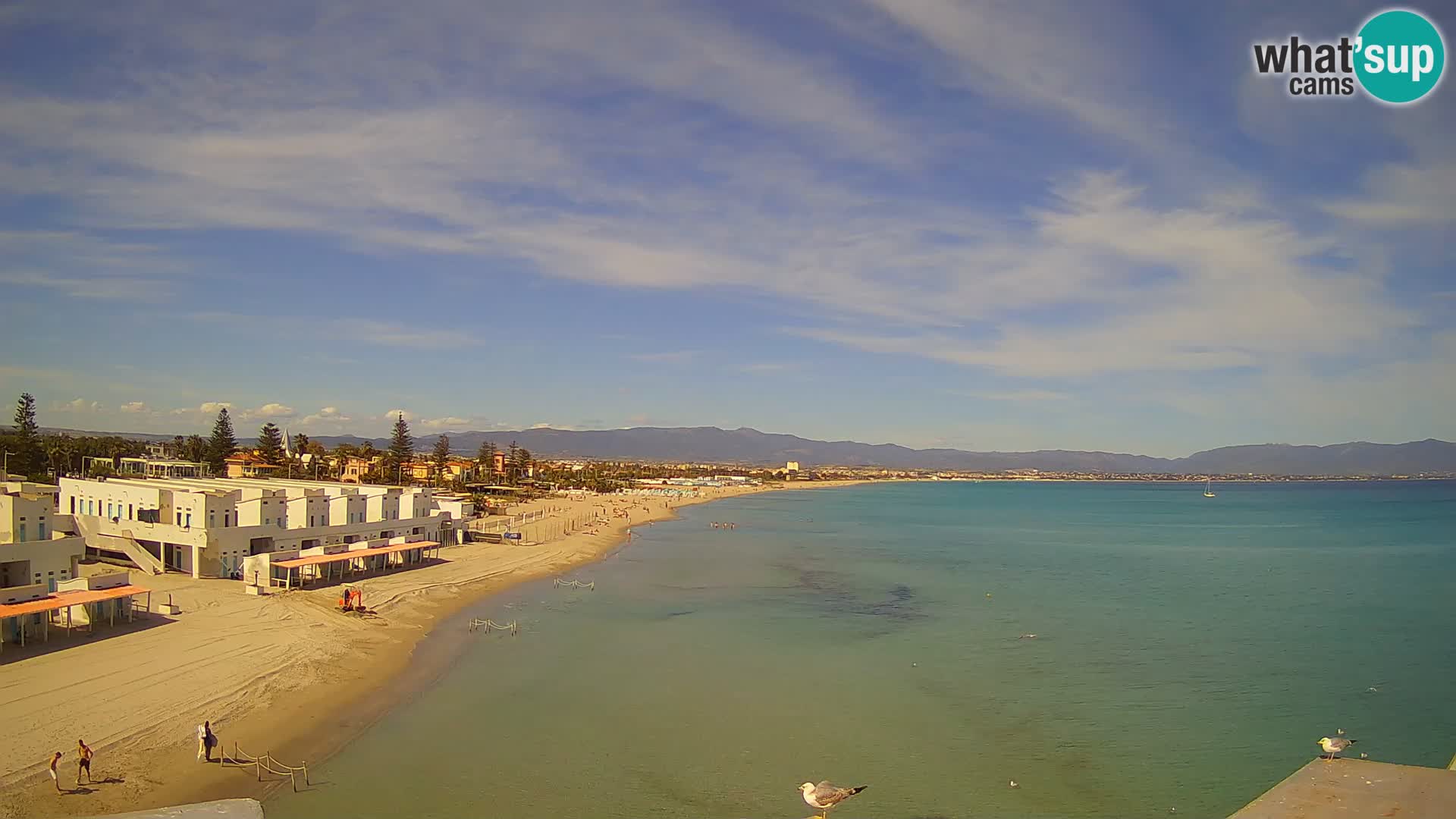Live Webcam Golf von Cagliari – Strand Poetto – Sardinien