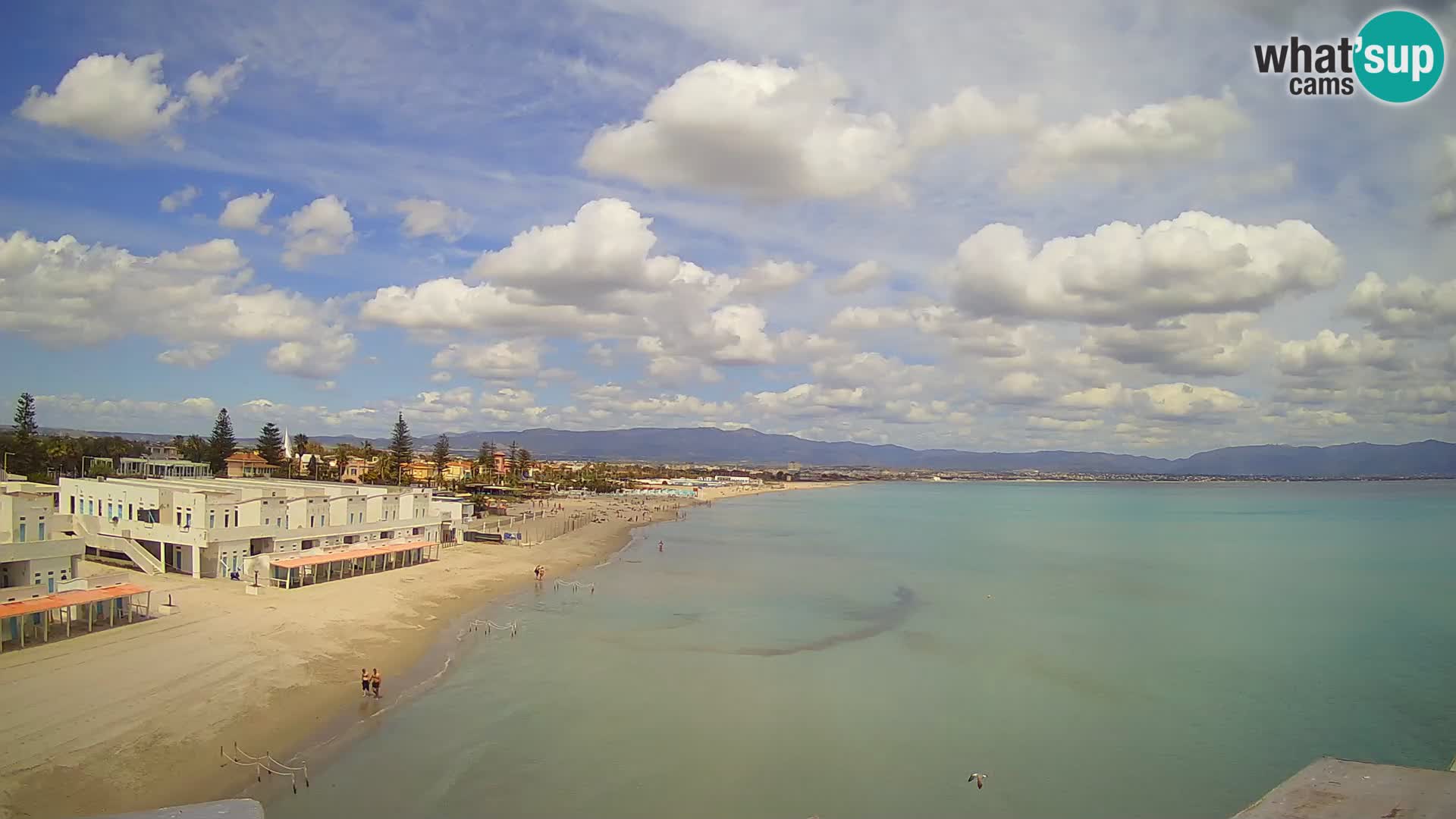 Live Webcam Golfo di Cagliari – Spiaggia del Poetto – Sardegna