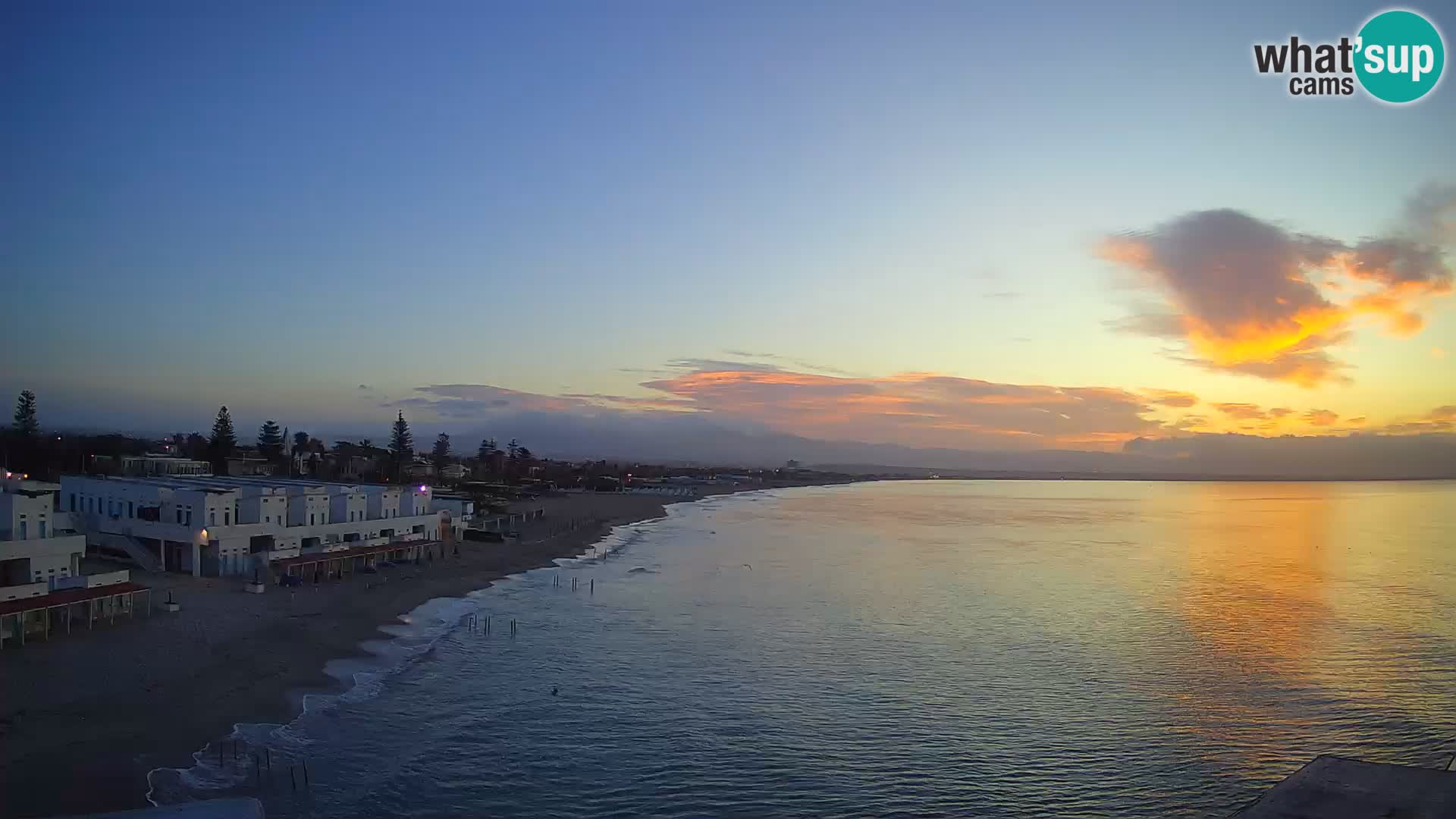 Web kamera uživo Cagliarski zaljev – plaža Poetto – Sardinija