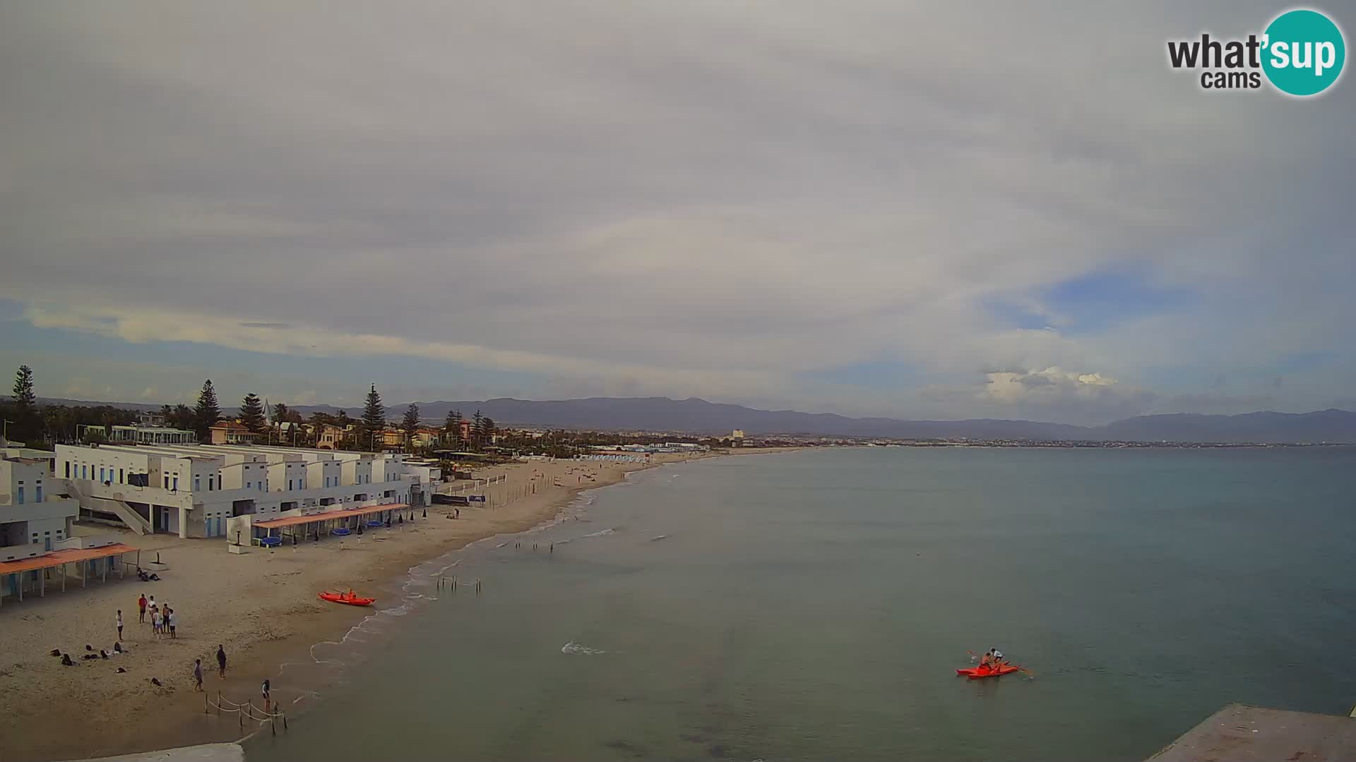 Live Webcam Golf von Cagliari – Strand Poetto – Sardinien