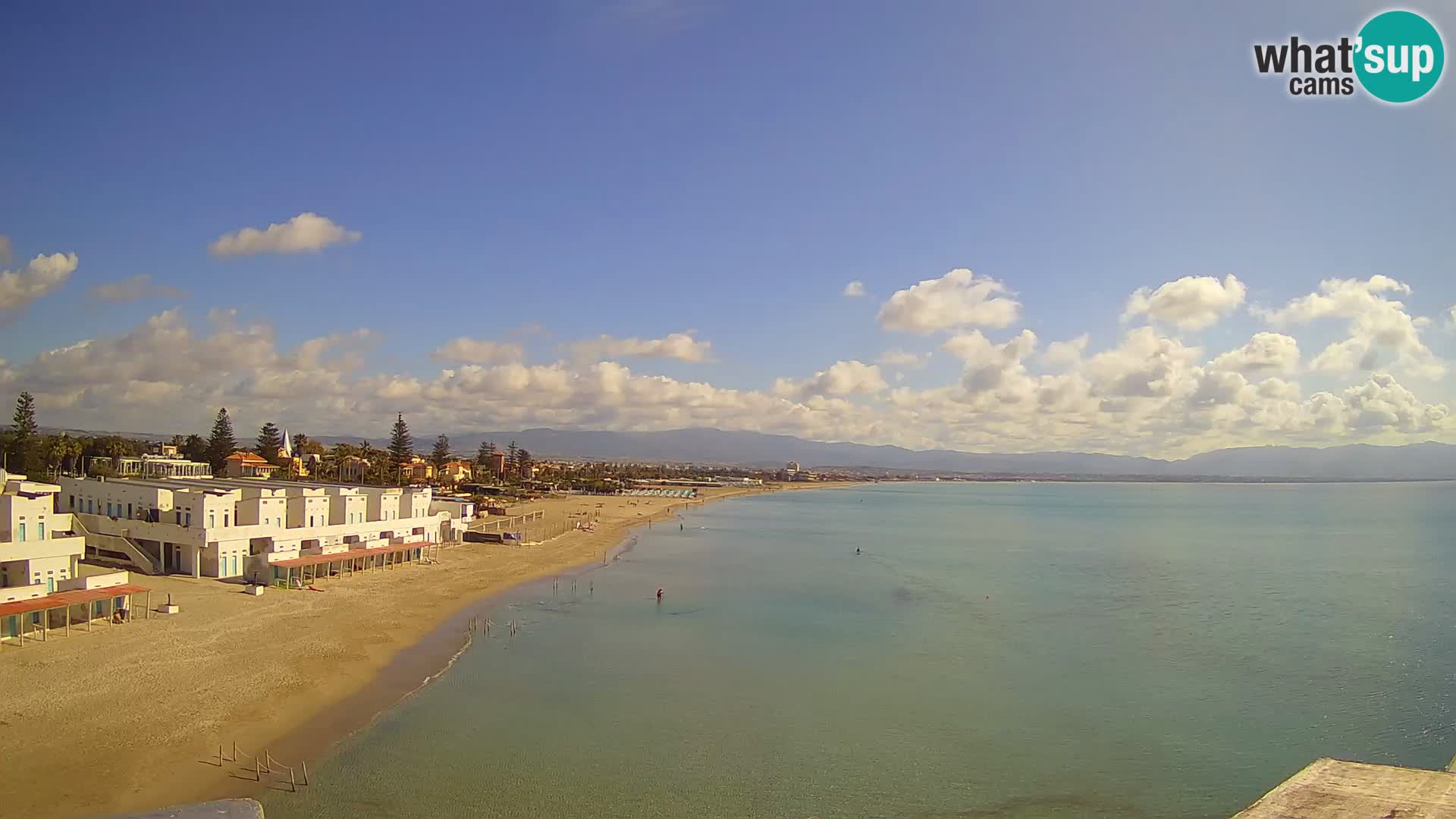 Live Webcam Gulf of Cagliari – Poetto beach – Sardinia