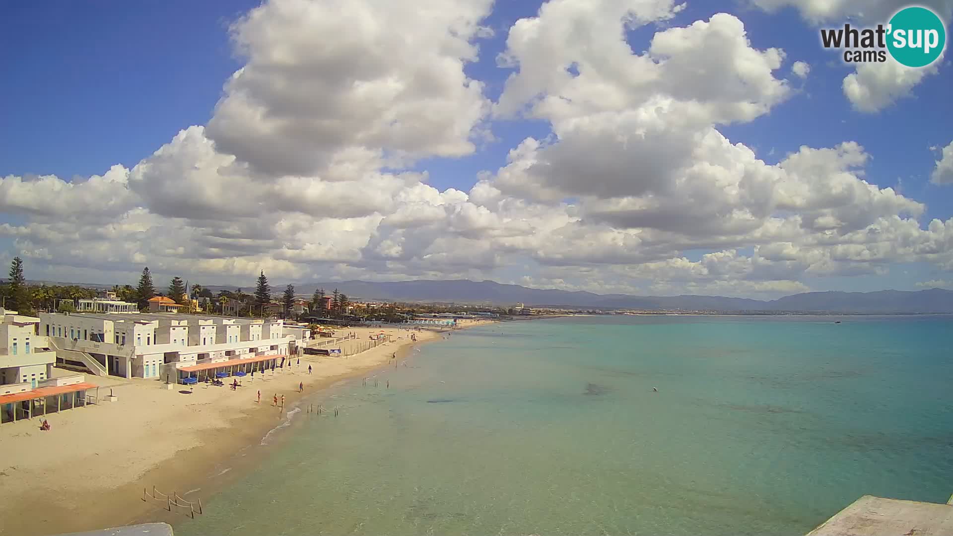 Live Webcam Gulf of Cagliari – Poetto beach – Sardinia