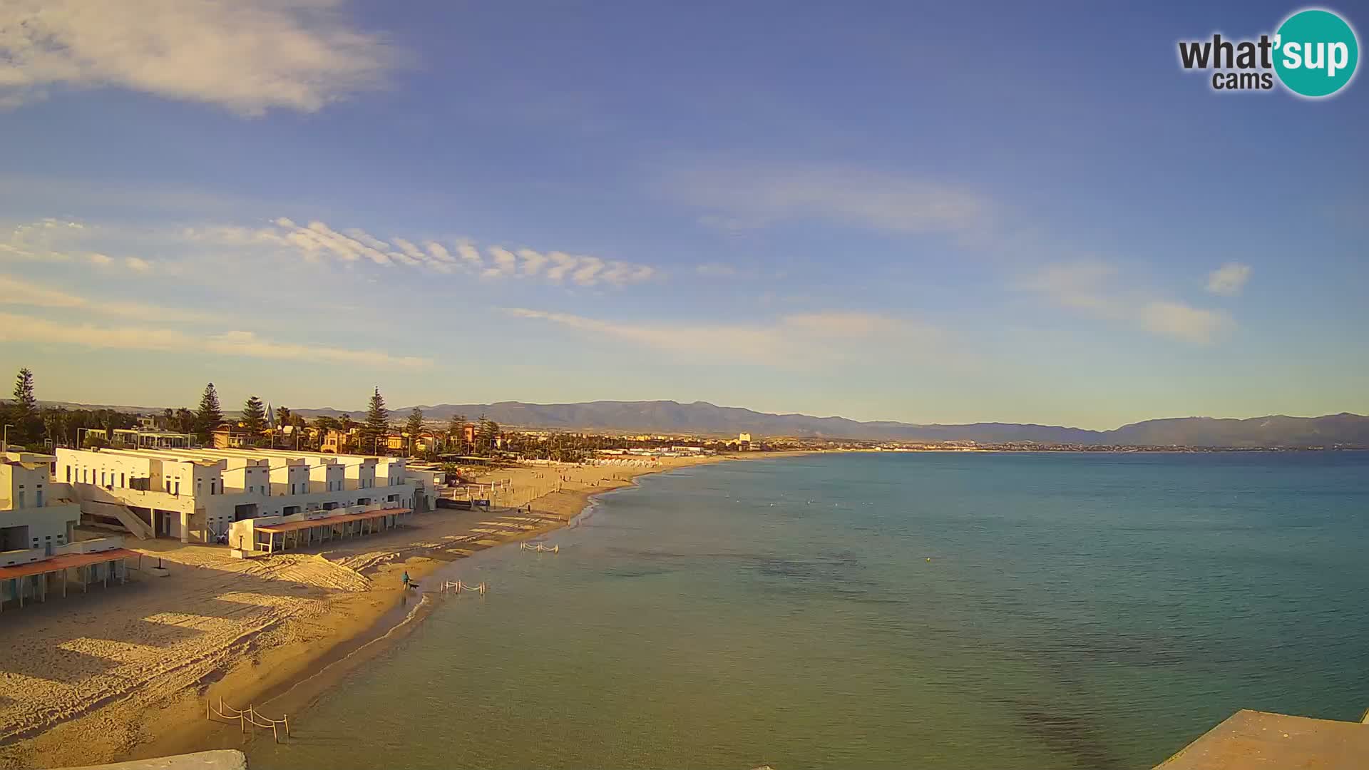 Live Webcam Golfo di Cagliari – Spiaggia del Poetto – Sardegna