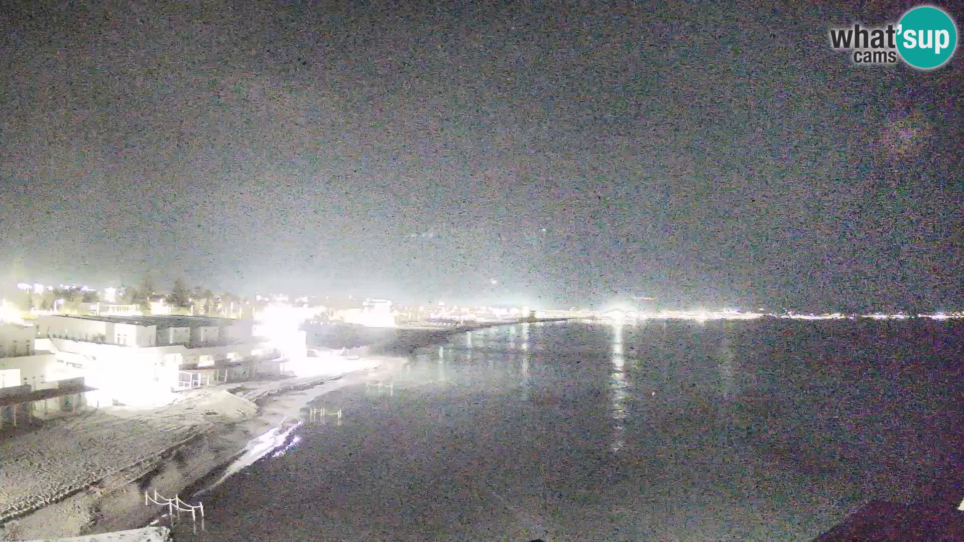 Camera en vivo Golfo de Cagliari – Playa del Poetto – Cerdeña