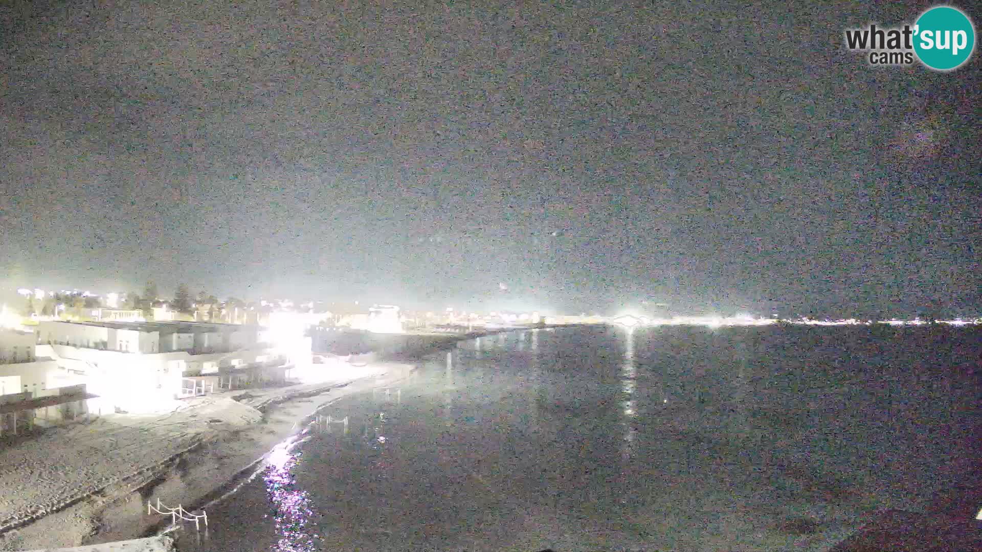 Camera en vivo Golfo de Cagliari – Playa del Poetto – Cerdeña