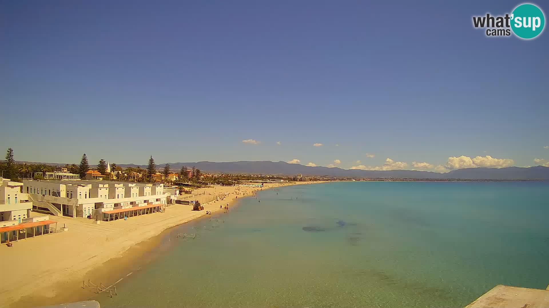 Live Webcam Gulf of Cagliari – Poetto beach – Sardinia