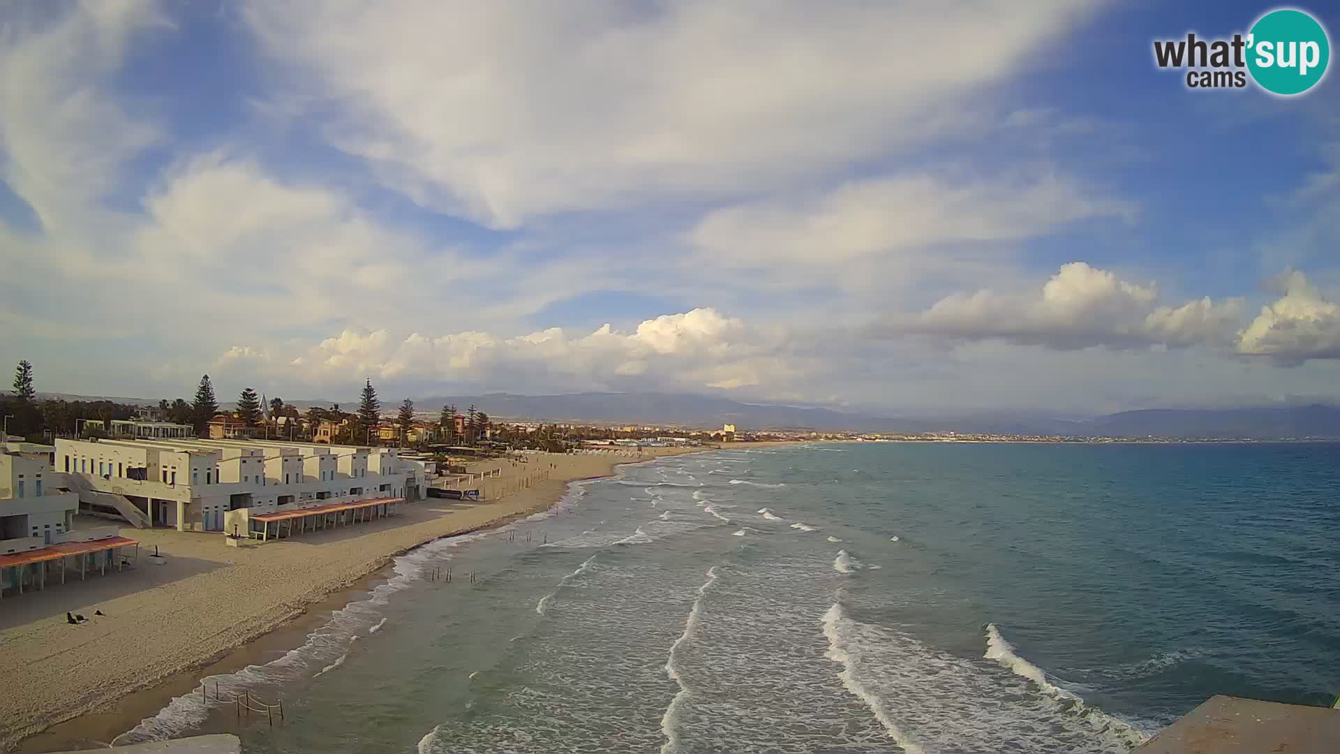 Live Webcam Golfo di Cagliari – Spiaggia del Poetto – Sardegna