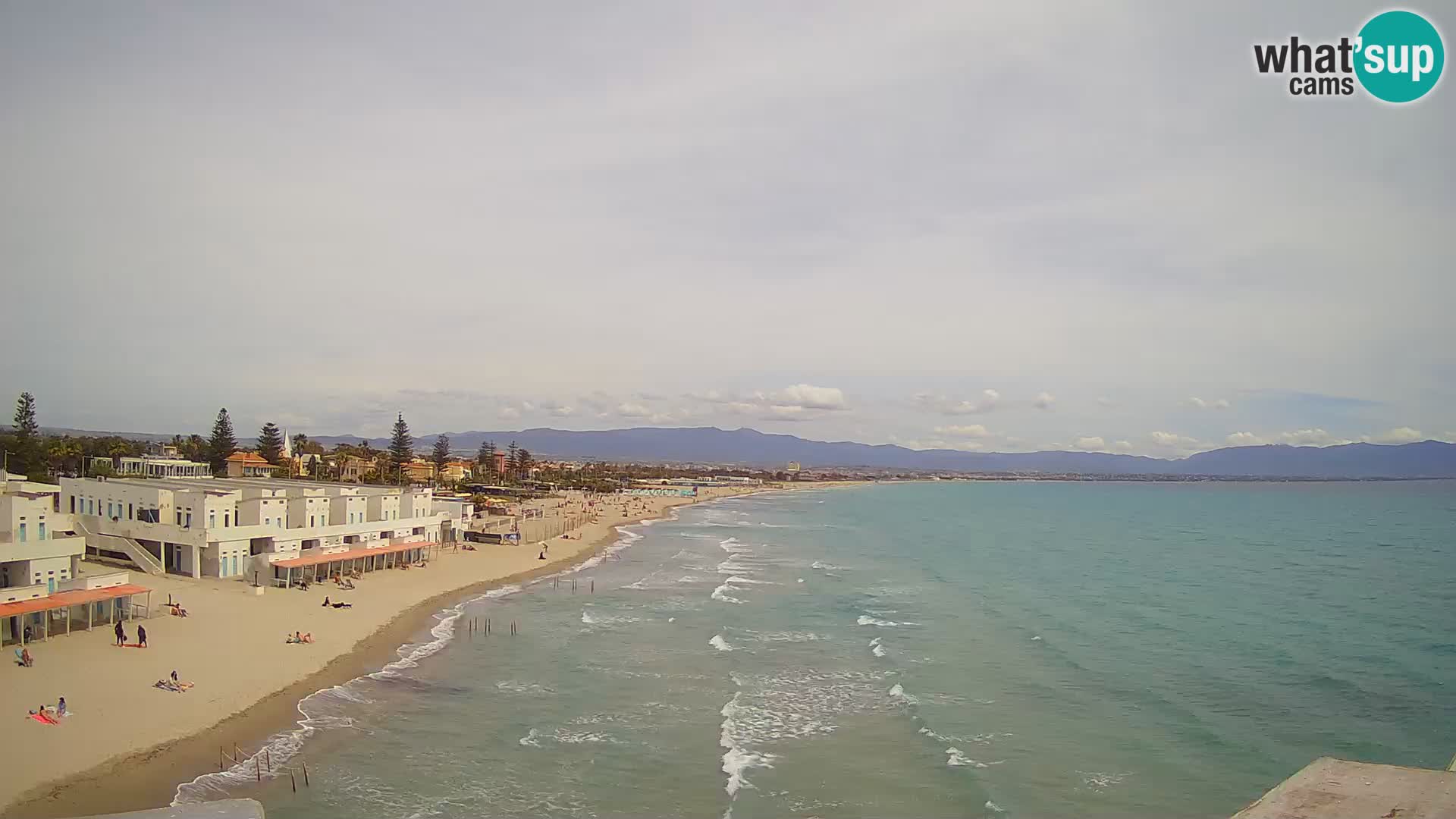 Live Webcam Gulf of Cagliari – Poetto beach – Sardinia