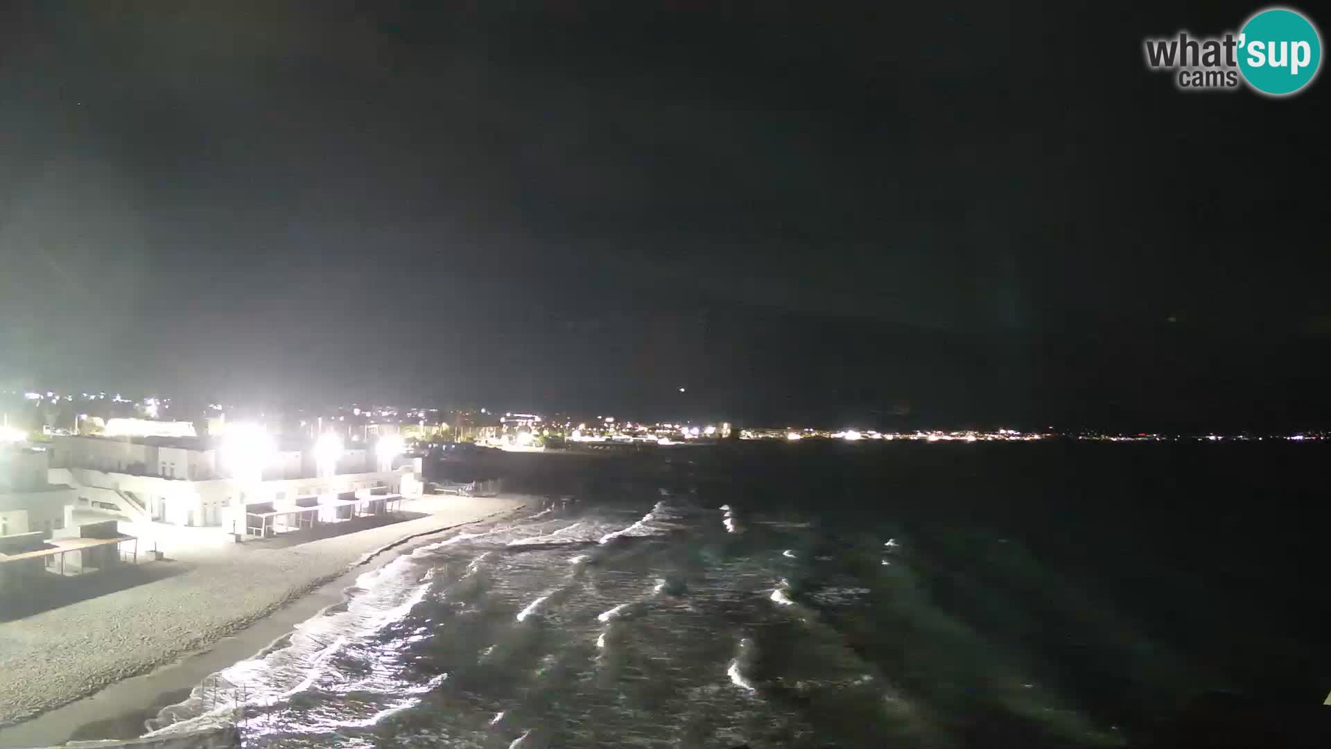 Camera en vivo Golfo de Cagliari – Playa del Poetto – Cerdeña