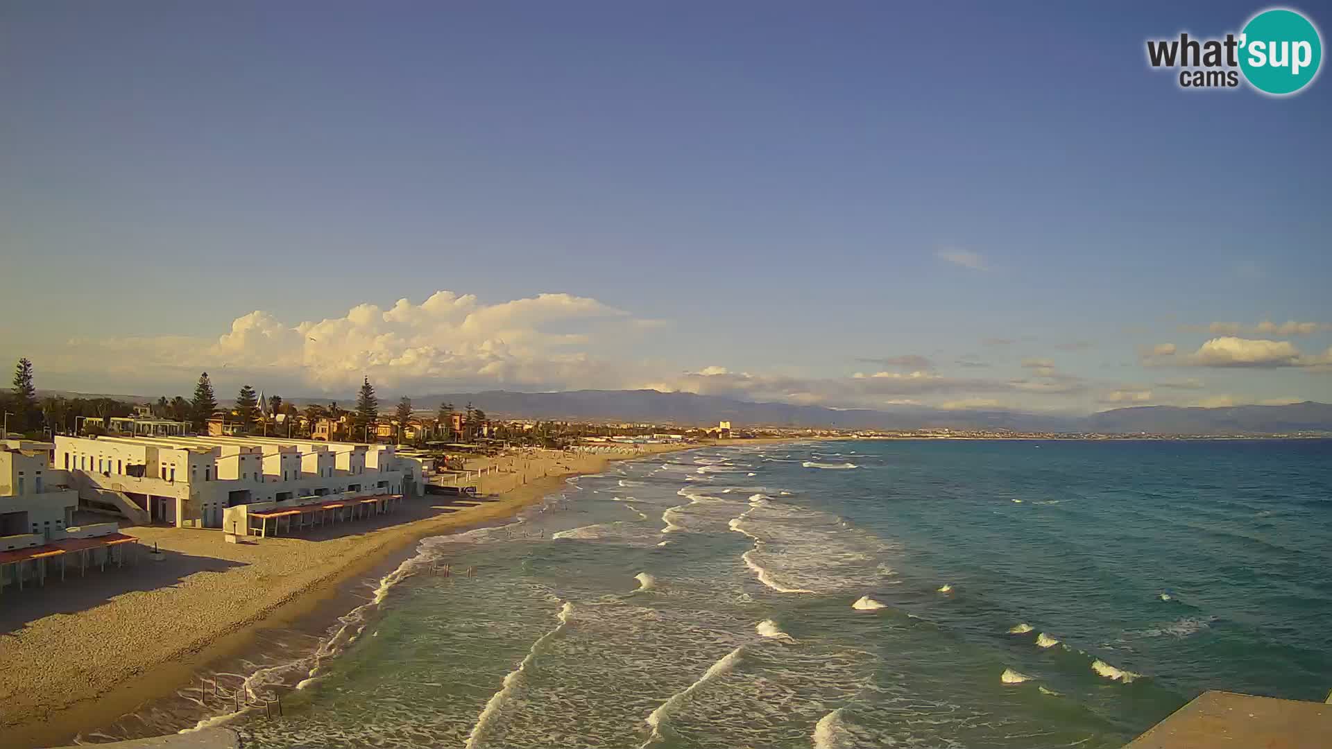 Live Webcam Golfo di Cagliari – Spiaggia del Poetto – Sardegna