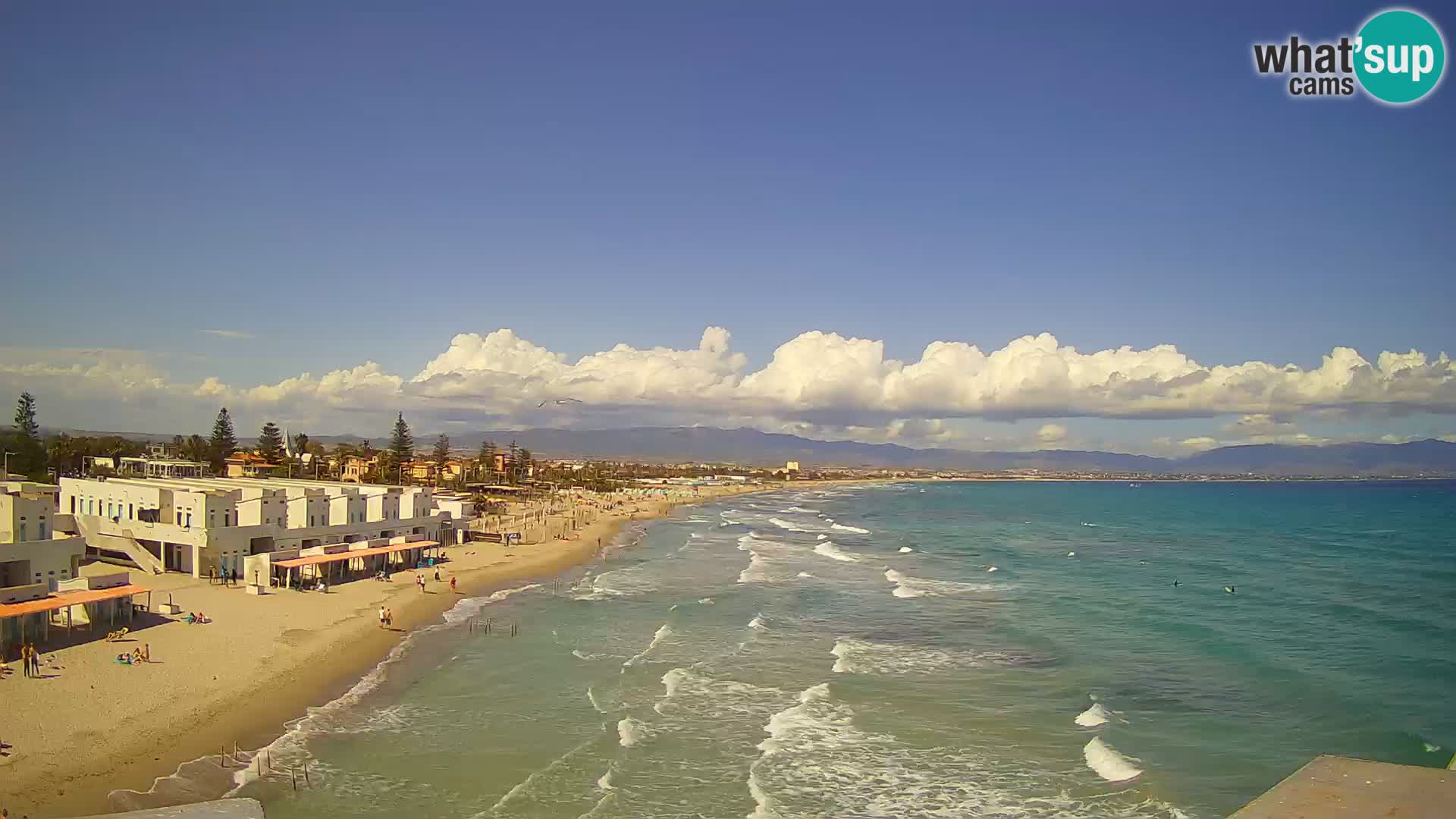 Live Webcam Gulf of Cagliari – Poetto beach – Sardinia