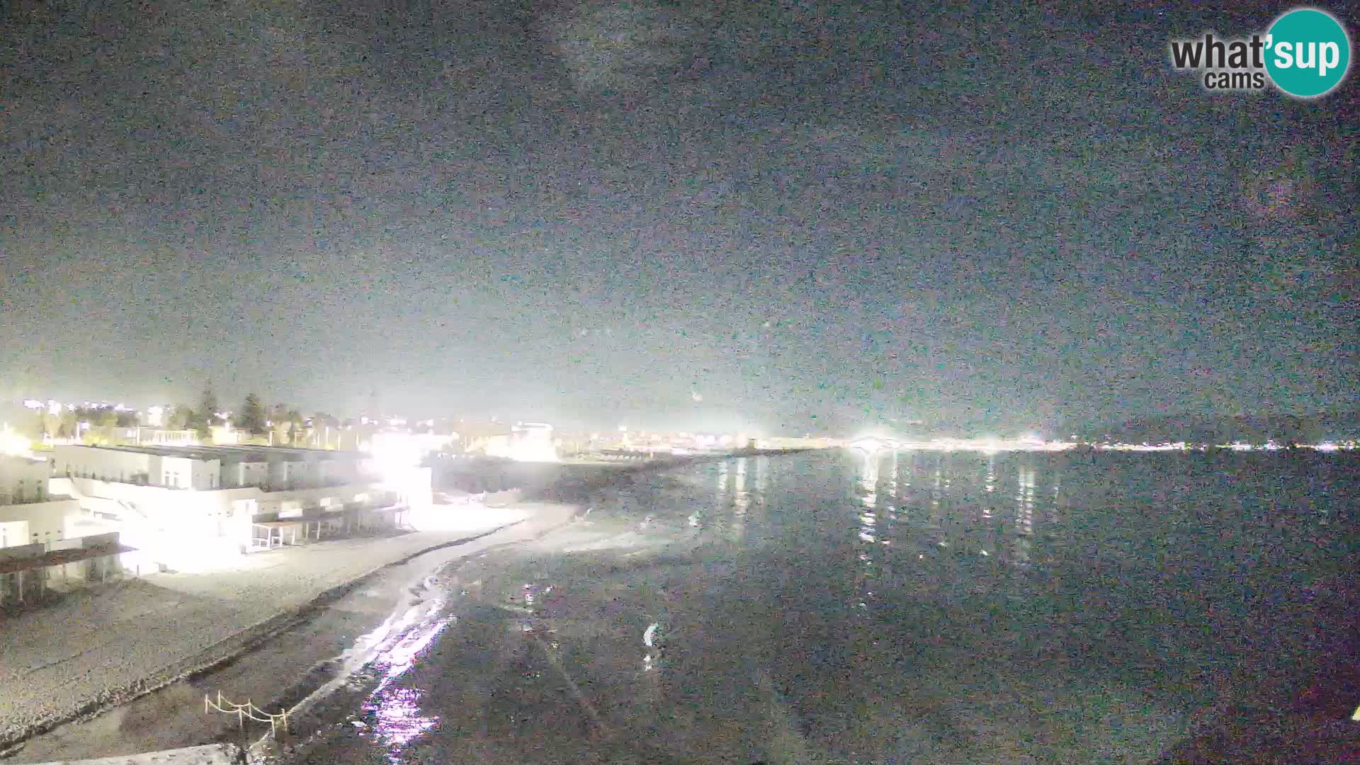 Camera en vivo Golfo de Cagliari – Playa del Poetto – Cerdeña
