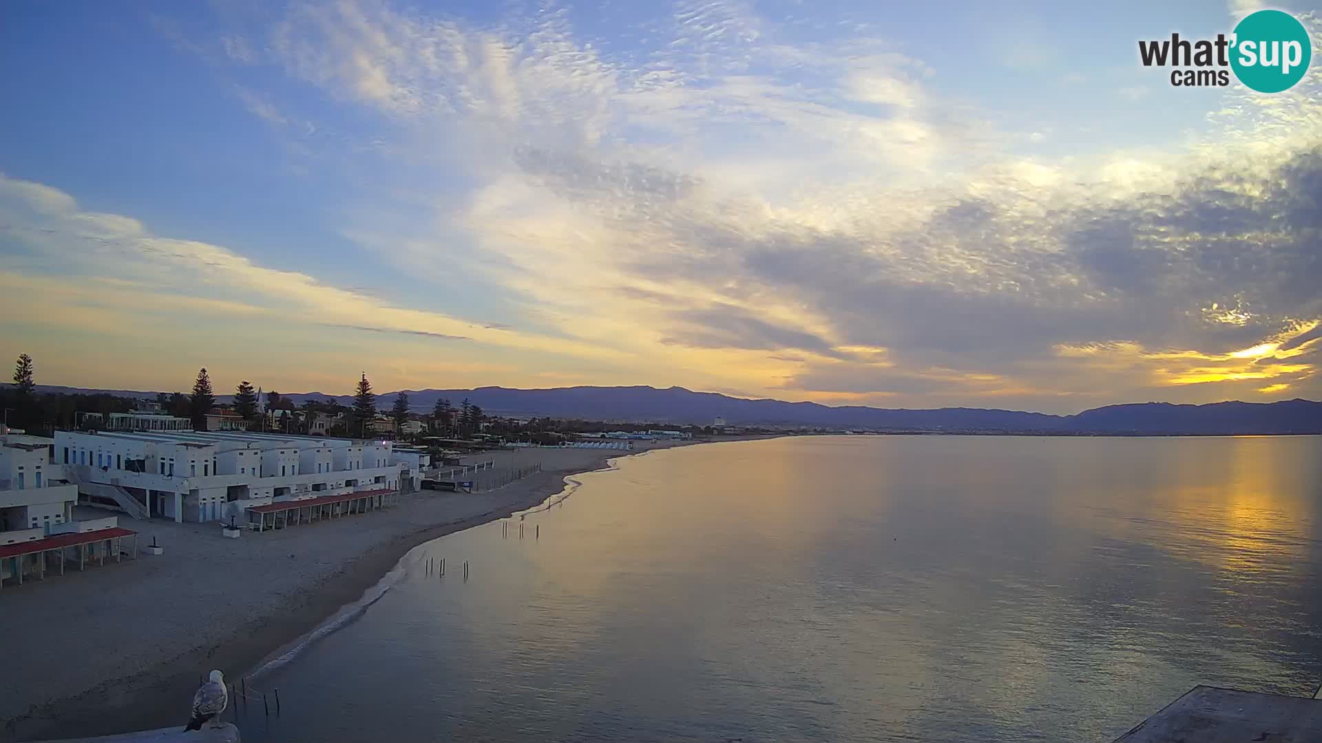 Live Webcam Golfo di Cagliari – Spiaggia del Poetto – Sardegna