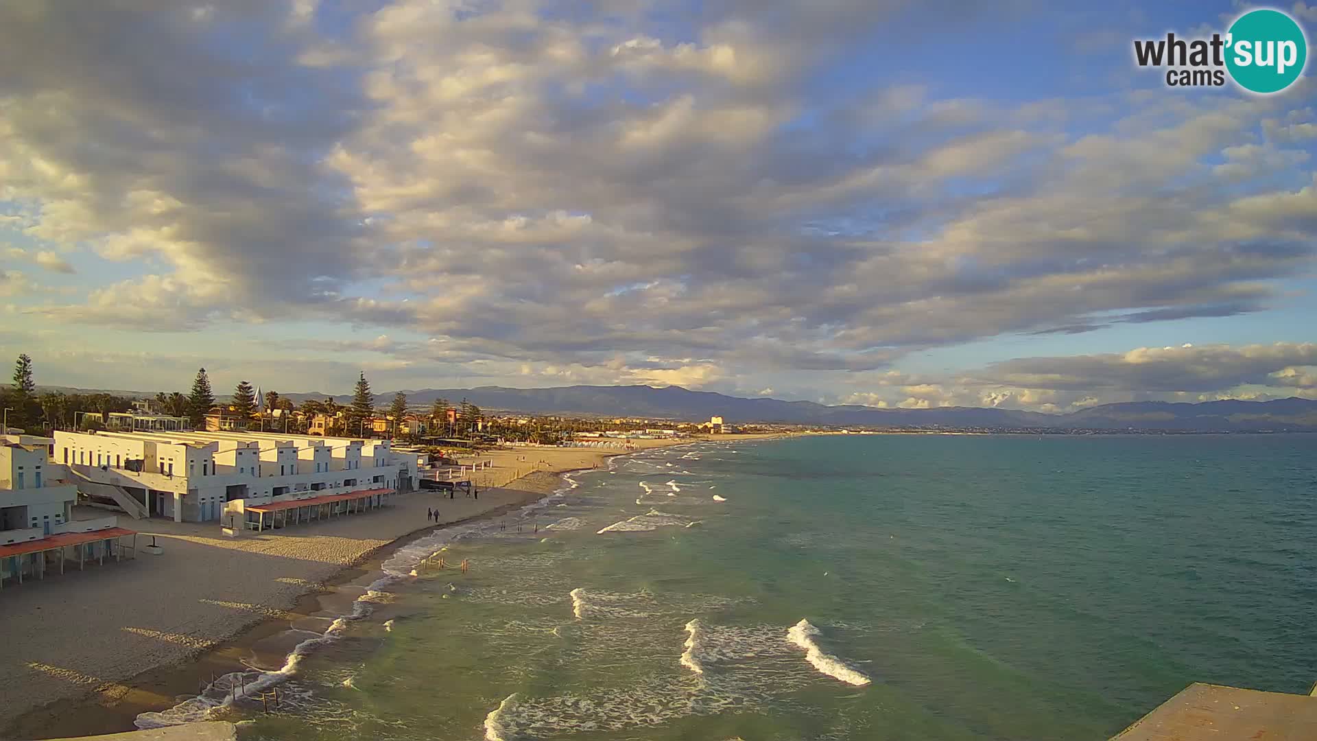 Live Webcam Golfo di Cagliari – Spiaggia del Poetto – Sardegna